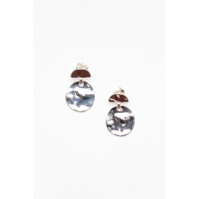 Rachel Silver Geo Shape Earring