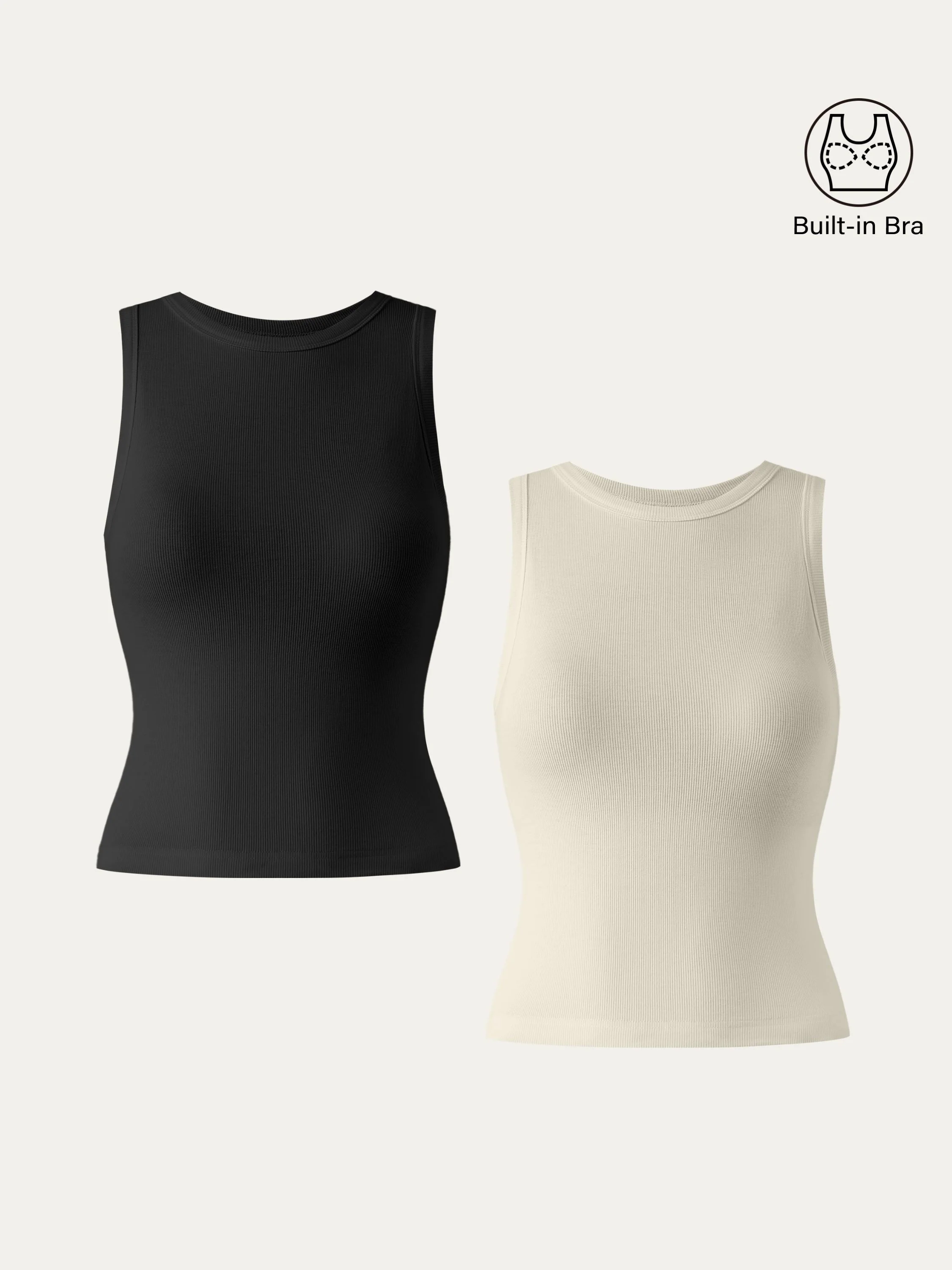 Crewneck Cotton New Airy Brami Tank Crewneck Cotton New Airy Brami Tank