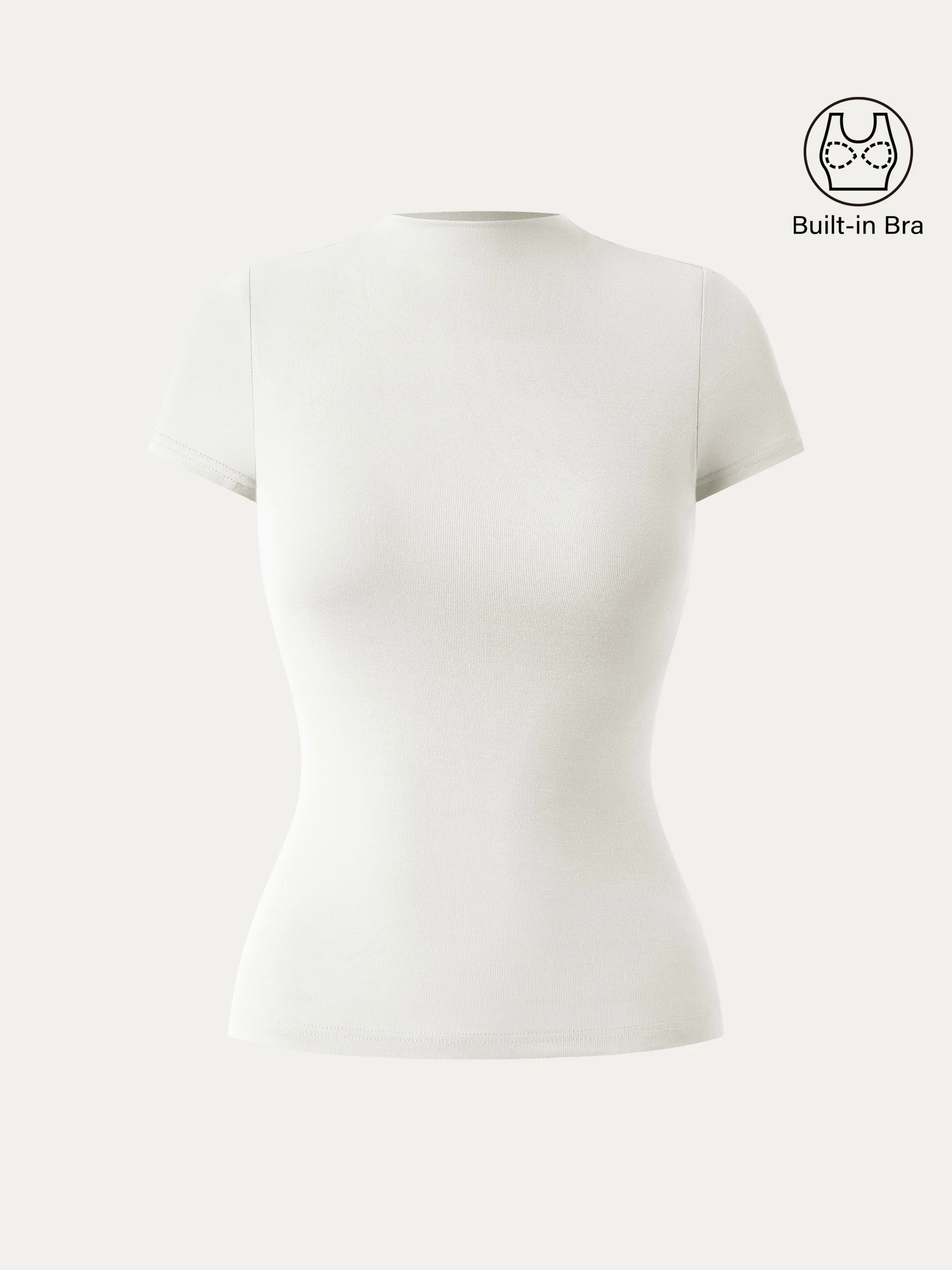 Mockneck Short Sleeve New Airy Brami Mockneck Short Sleeve New Airy Brami