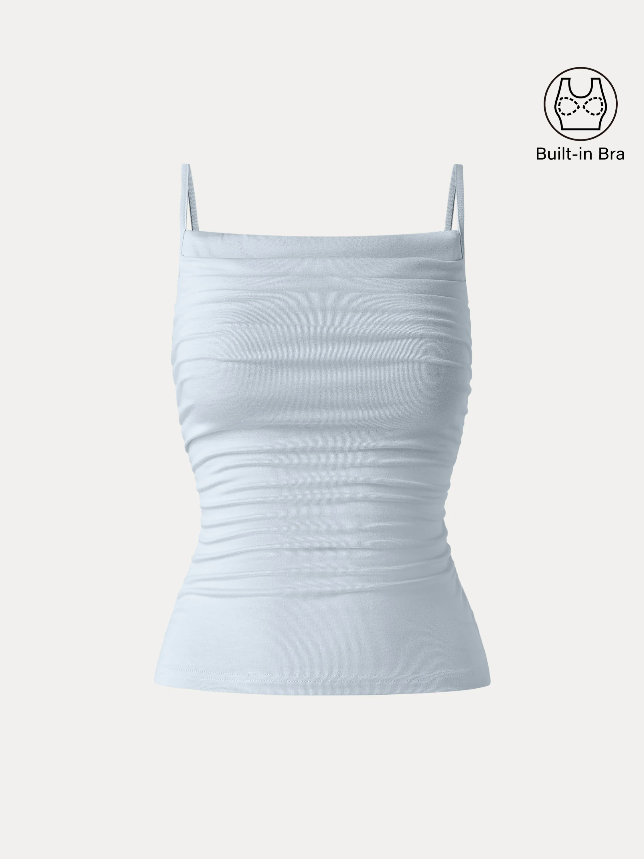 Adjustable Spaghetti Straps Side Ruched New Airy Brami Adjustable Spaghetti Straps Side Ruched New Airy Brami