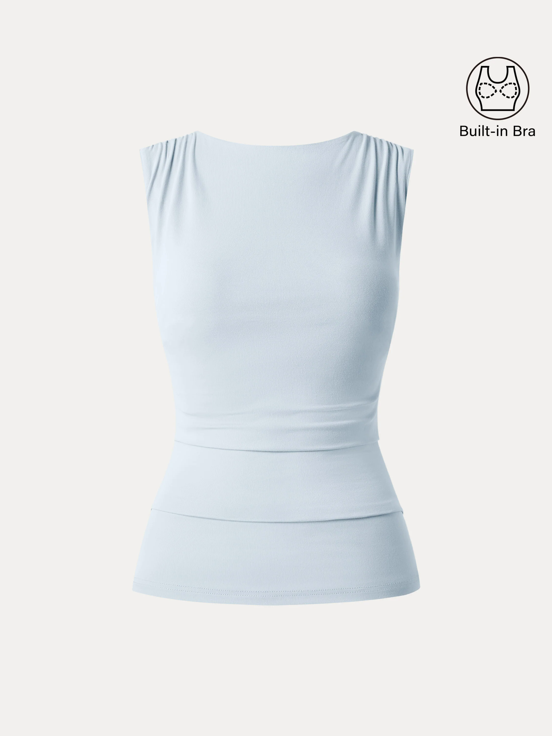Boatneck Ruched New Airy Brami Boatneck Ruched New Airy Brami