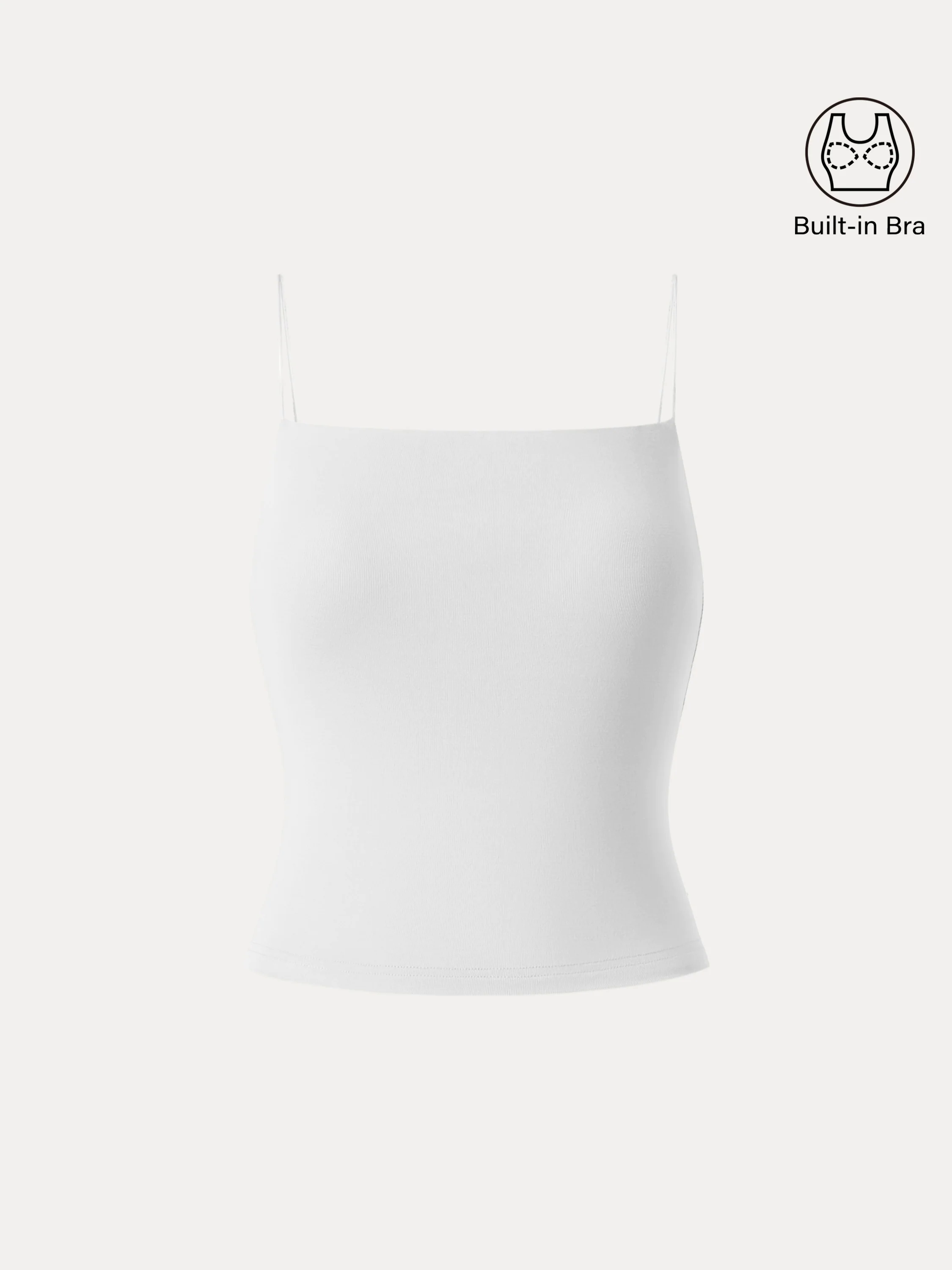 Essential Spaghetti Strap Cropped New Airy Brami