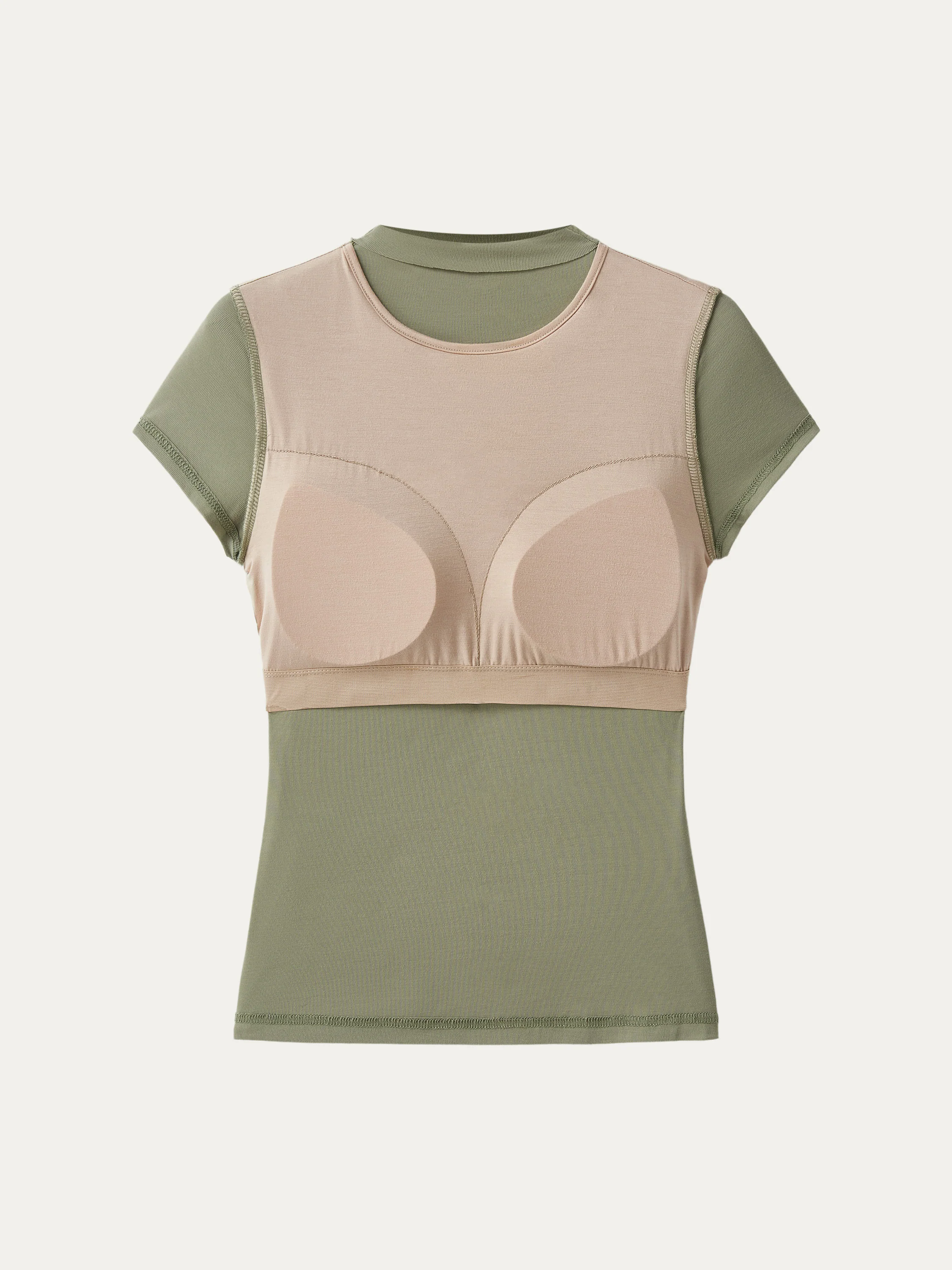Mockneck Short Sleeve New Airy Brami Mockneck Short Sleeve New Airy Brami