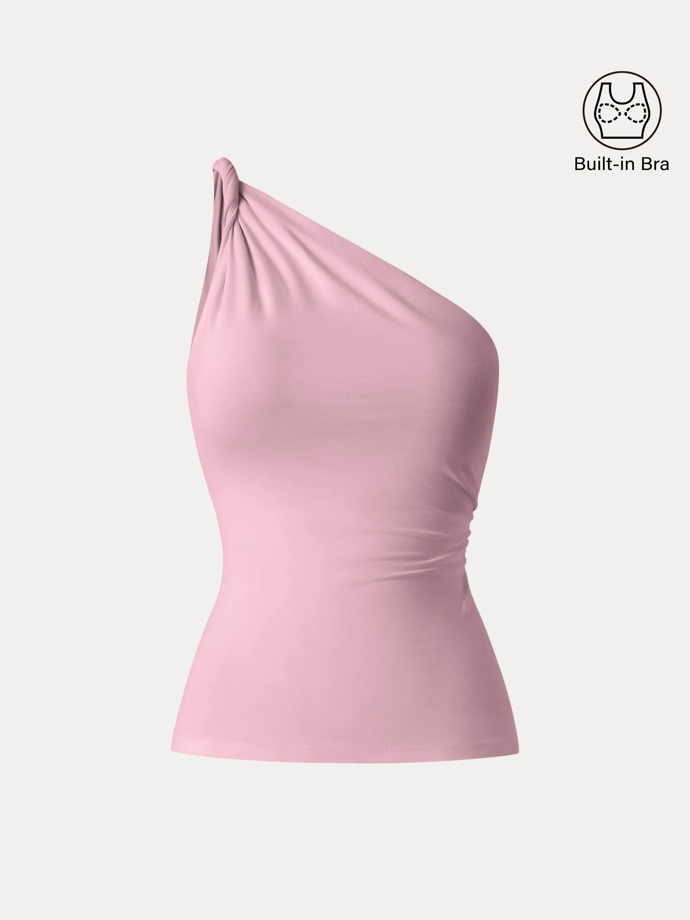 One Shoulder Twisted Brami Tank One Shoulder Twisted Brami Tank