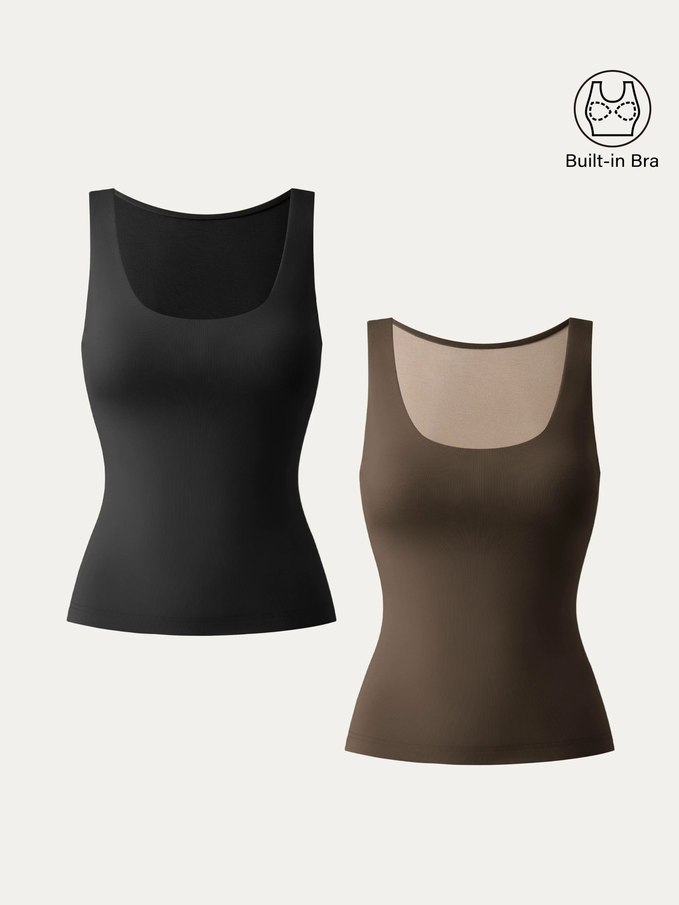 U-neck New Airy Brami Tank U-neck New Airy Brami Tank