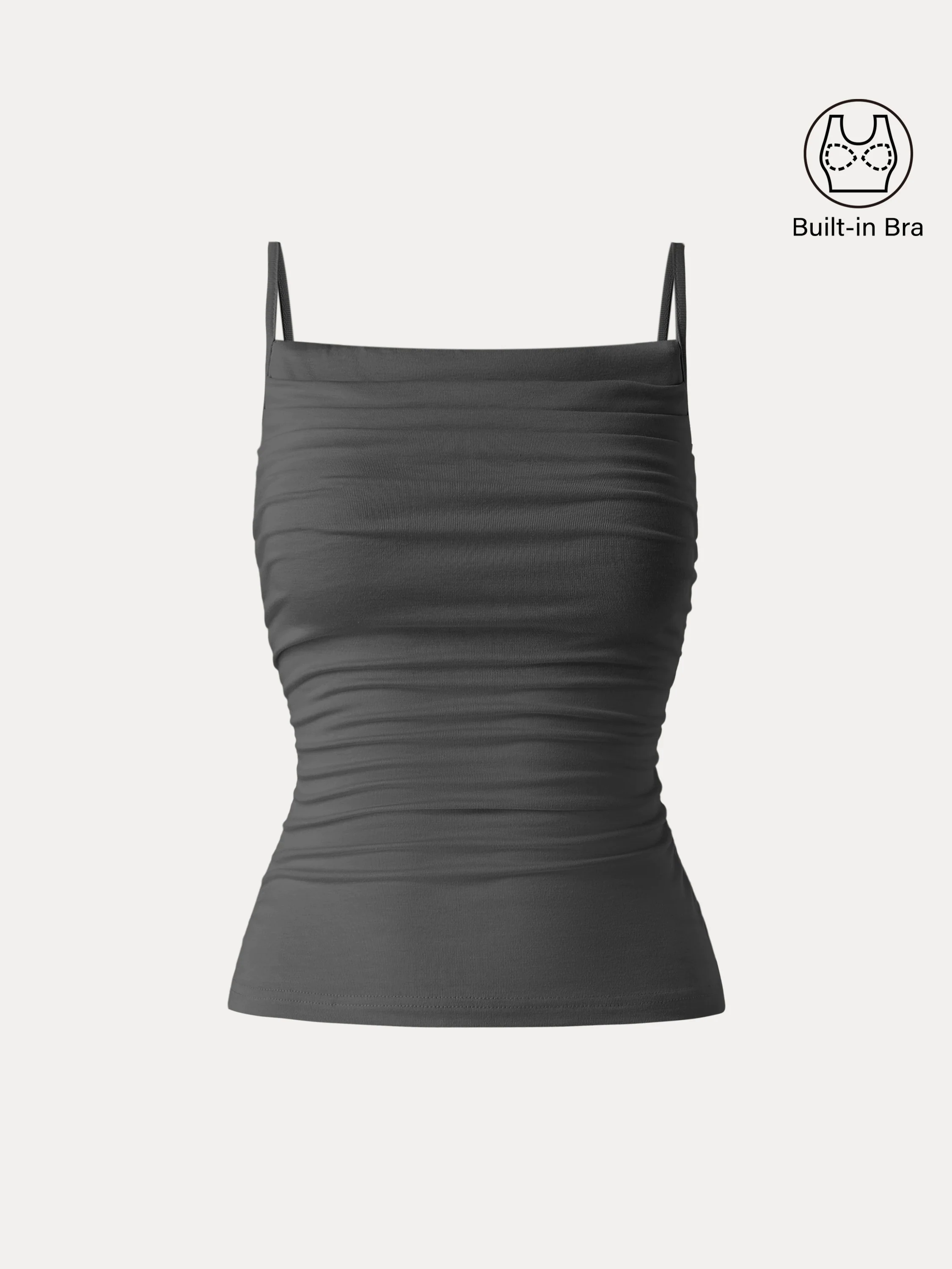 Adjustable Spaghetti Straps Side Ruched New Airy Brami Adjustable Spaghetti Straps Side Ruched New Airy Brami