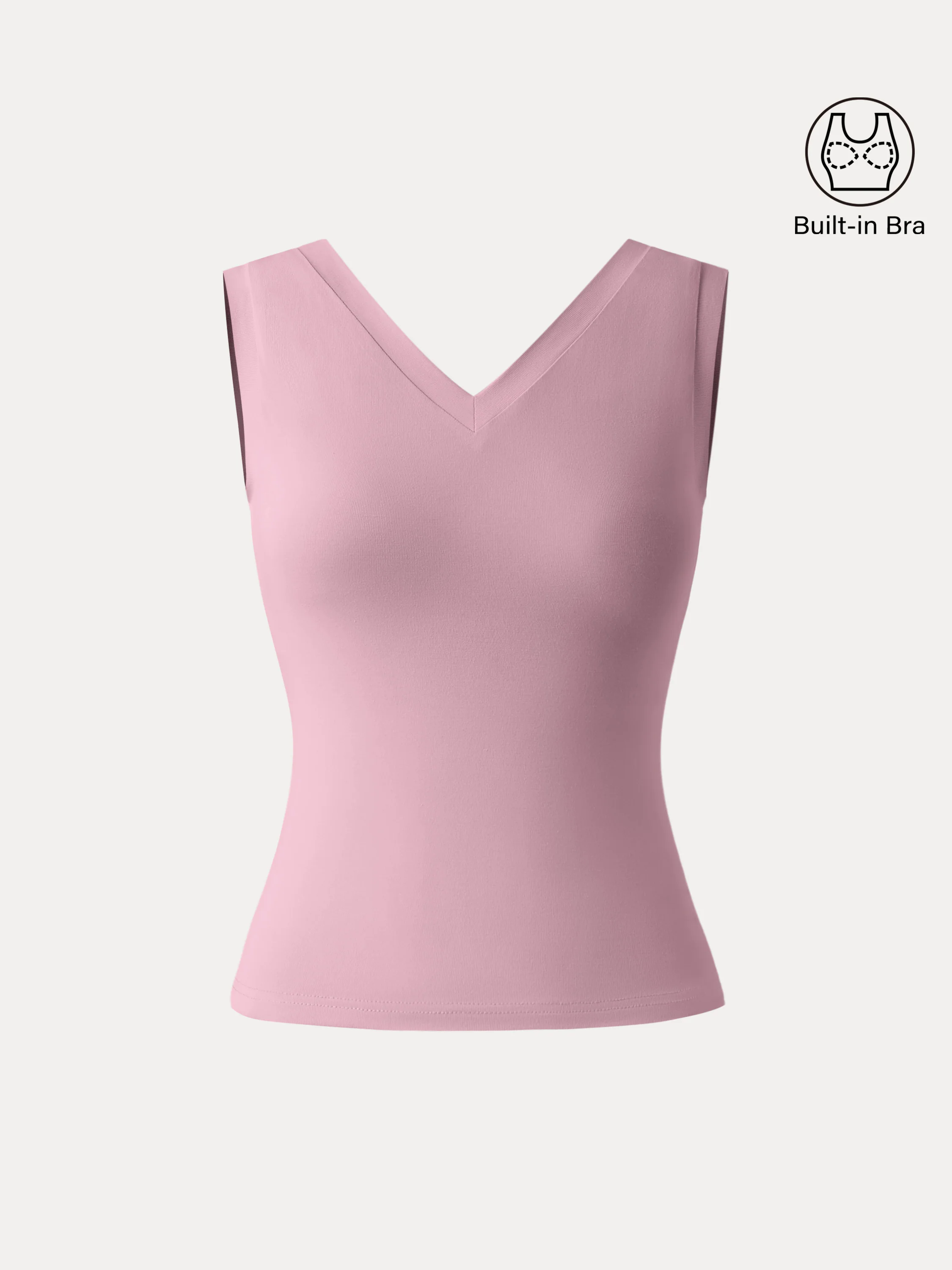 Double V-Neck Low Back Brami Tank Double V-Neck Low Back Brami Tank