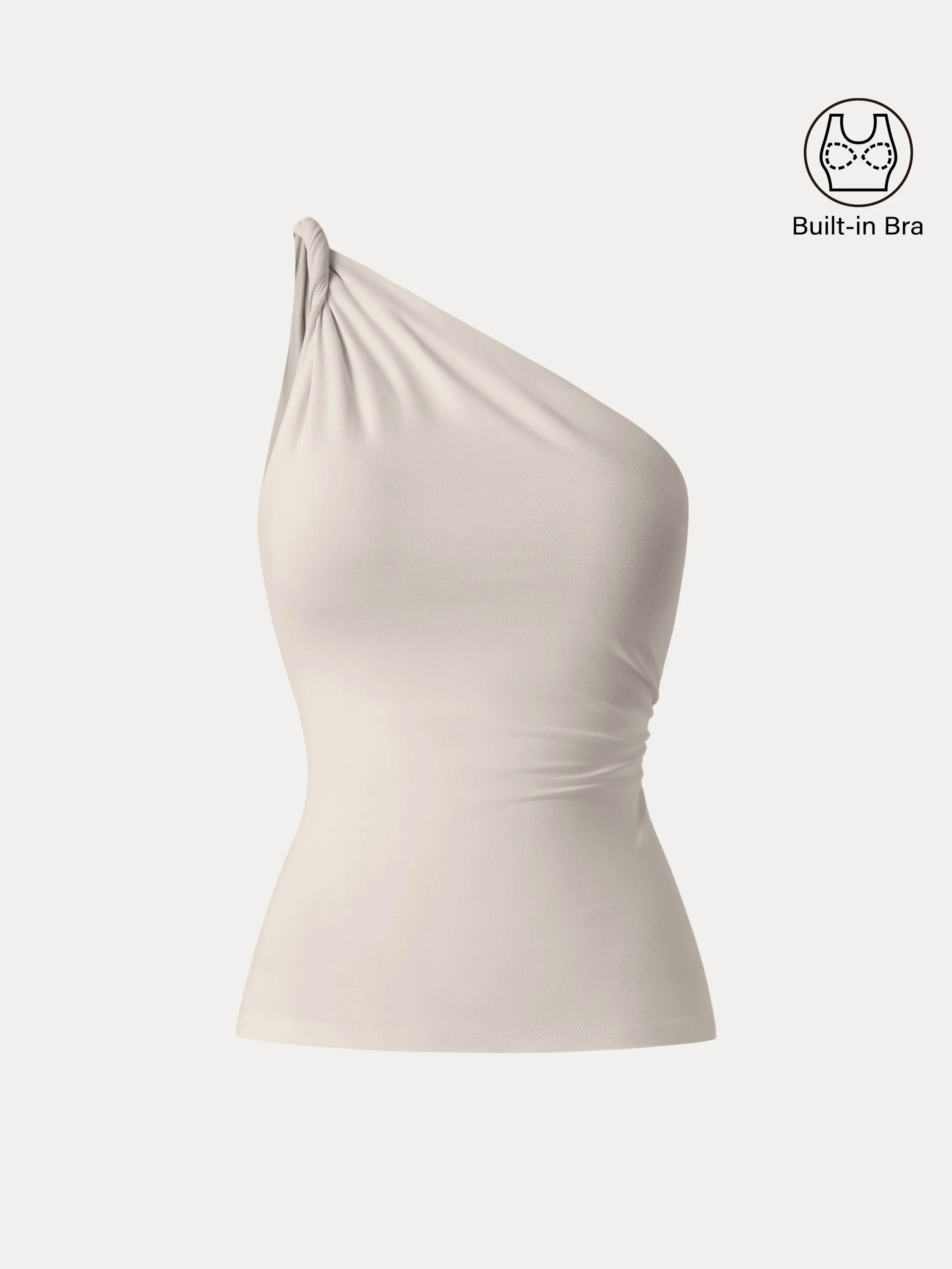 One Shoulder Twisted Brami Tank One Shoulder Twisted Brami Tank