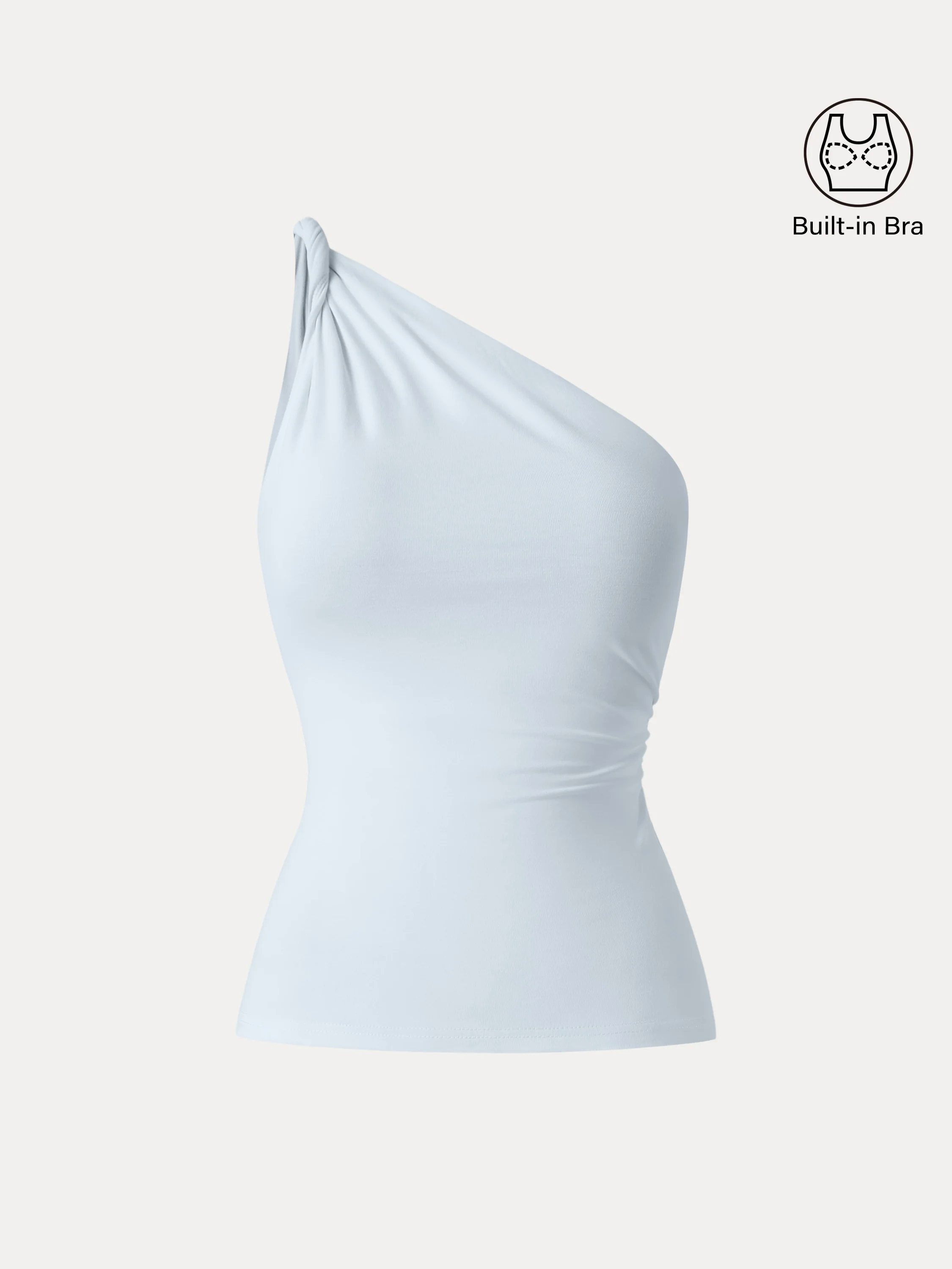 One Shoulder Twisted Brami Tank One Shoulder Twisted Brami Tank