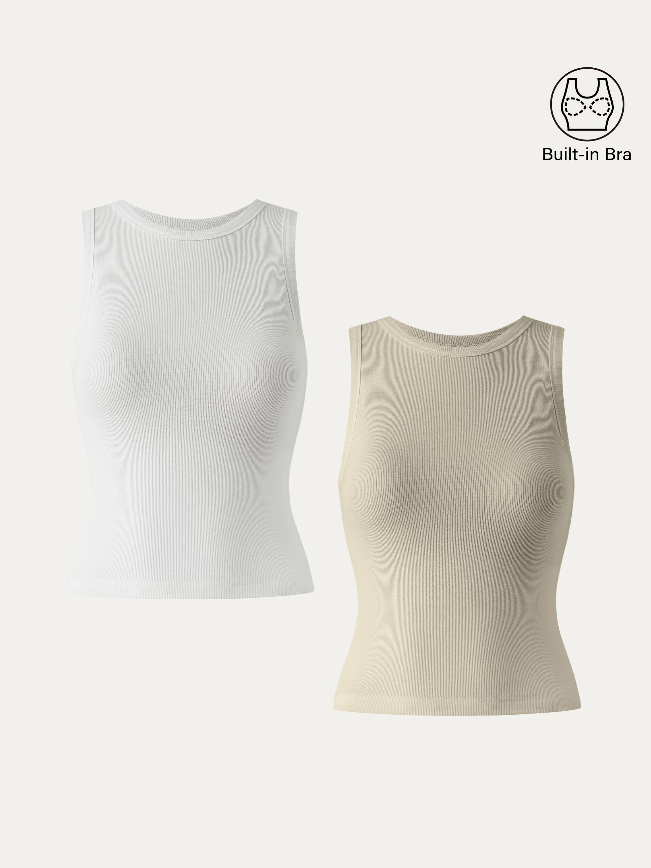 Crewneck Cotton New Airy Brami Tank Crewneck Cotton New Airy Brami Tank