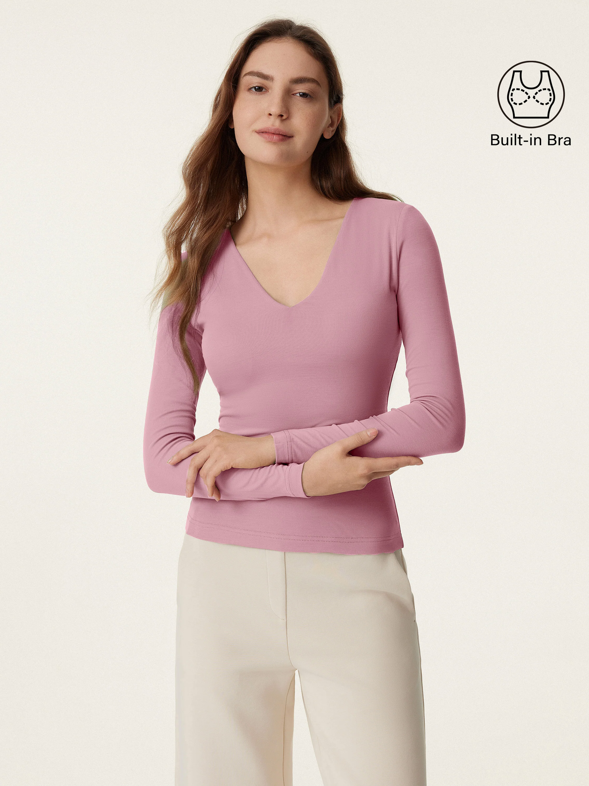 V-neck Long Sleeve New Airy Brami V-neck Long Sleeve New Airy Brami