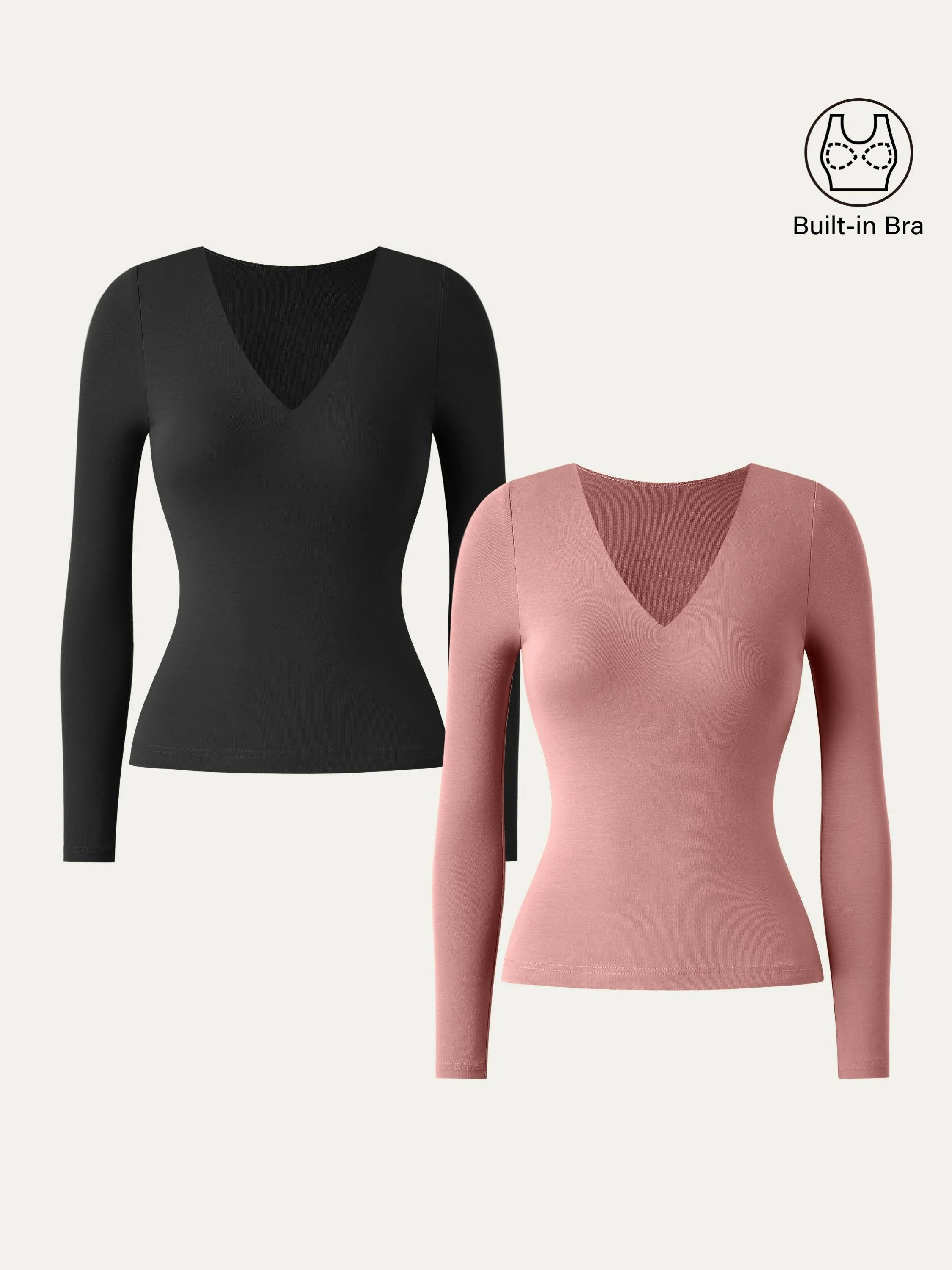 V-neck Long Sleeve New Airy Brami V-neck Long Sleeve New Airy Brami