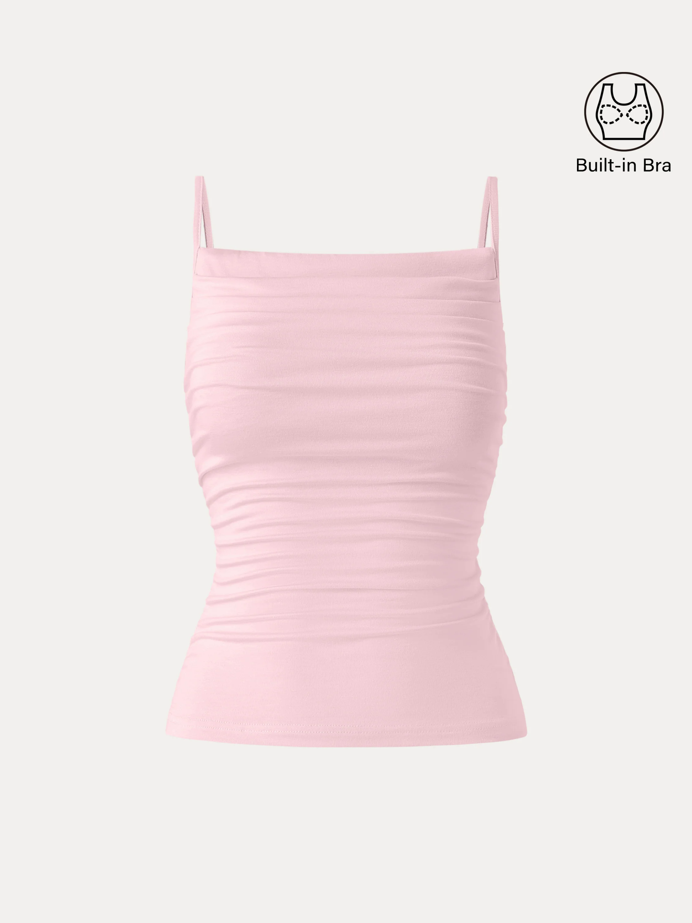 Adjustable Spaghetti Straps Side Ruched New Airy Brami Adjustable Spaghetti Straps Side Ruched New Airy Brami