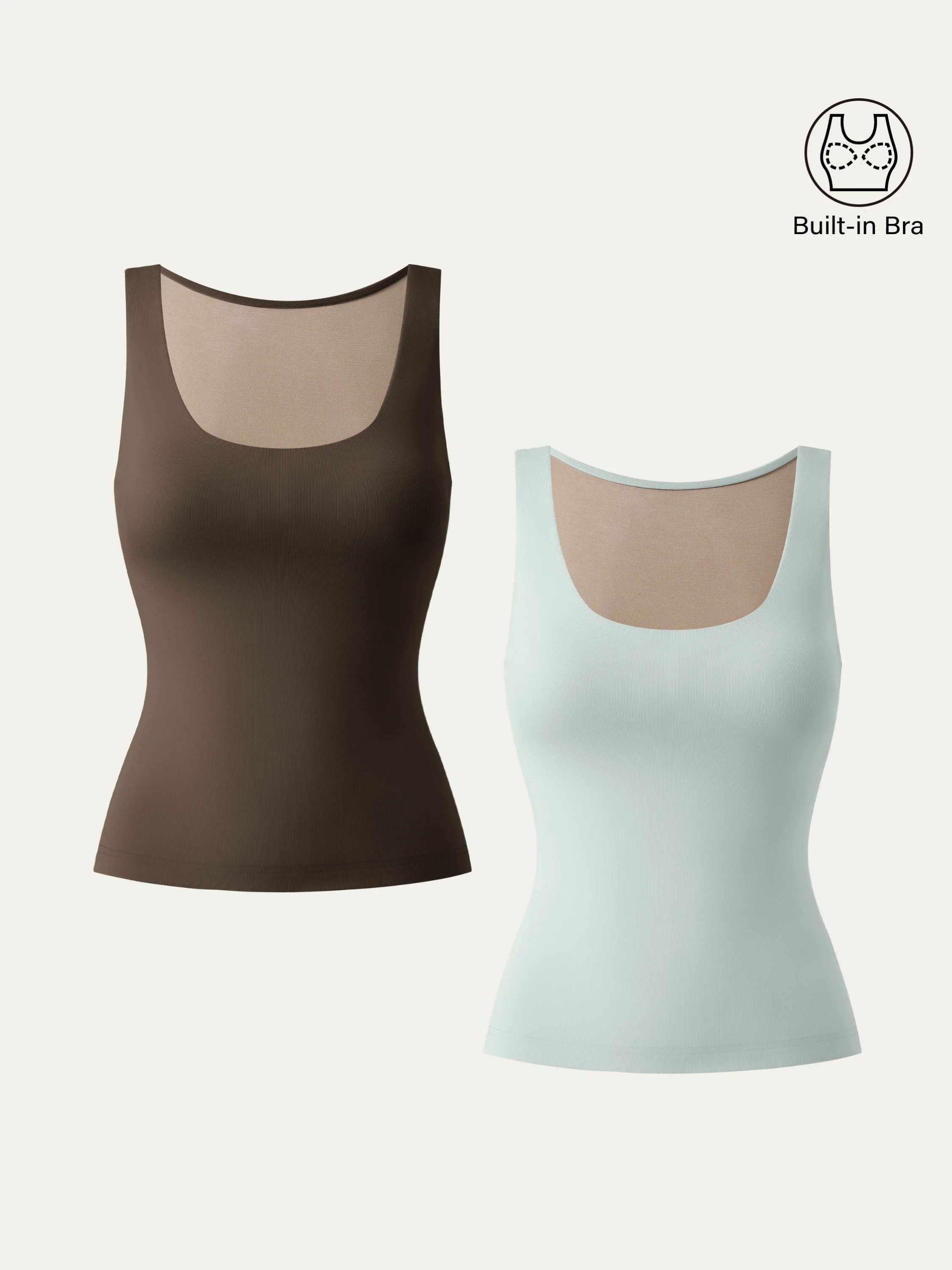 U-neck New Airy Brami Tank U-neck New Airy Brami Tank