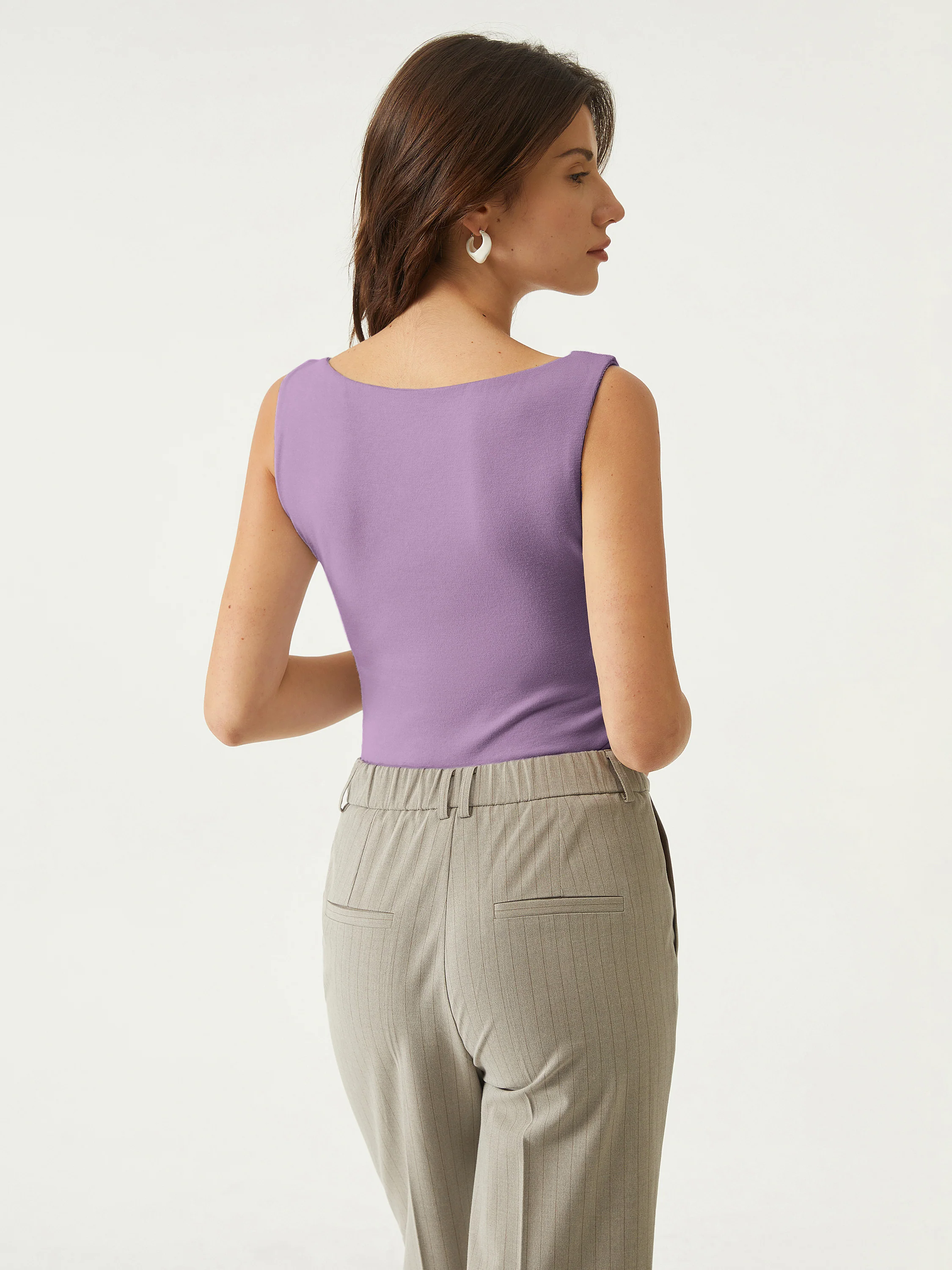 Boat Neck Brami Tank Top