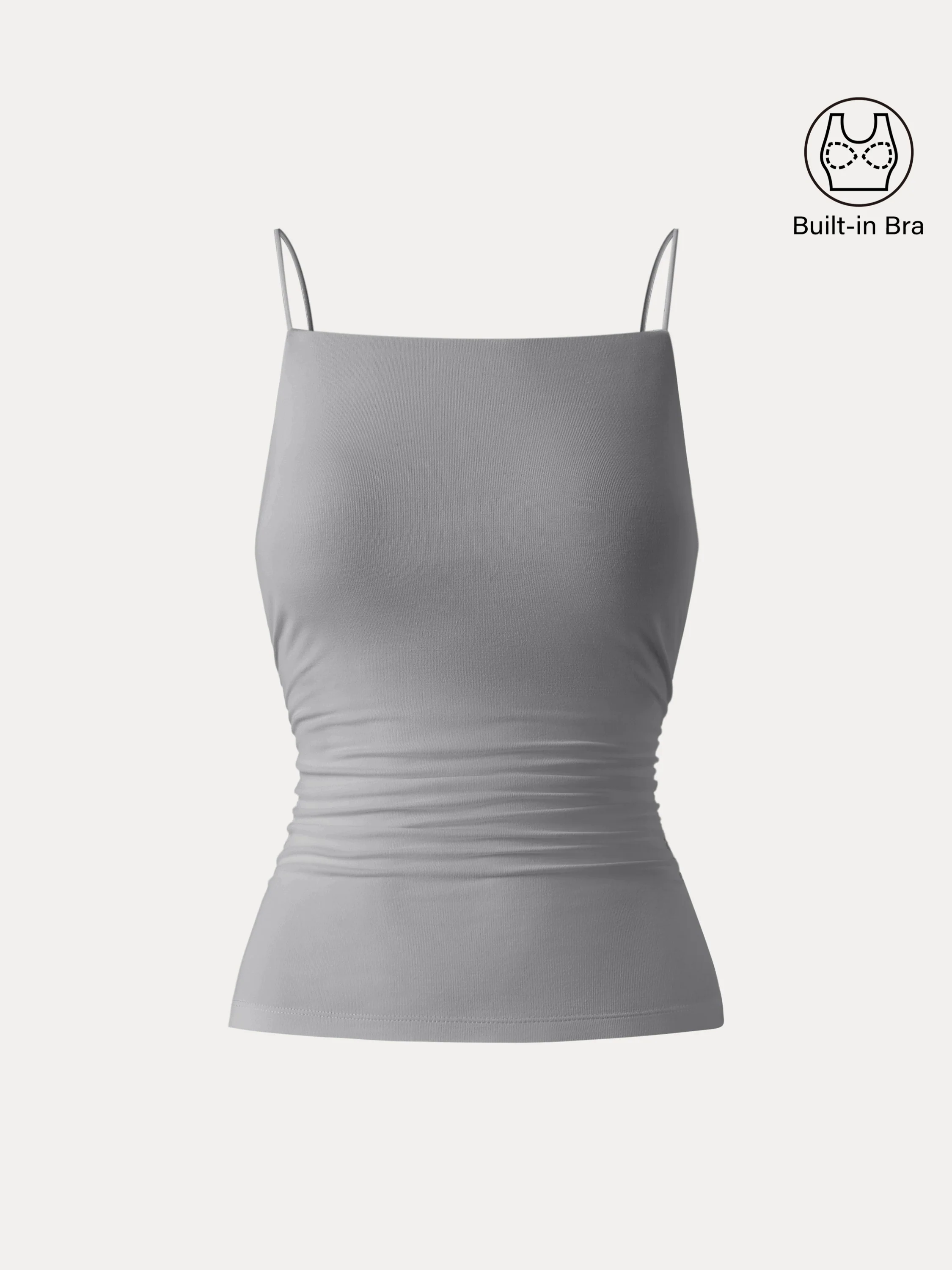 Ultrasoft Side Ruched Spaghetti Brami Ultrasoft Side Ruched Spaghetti Brami