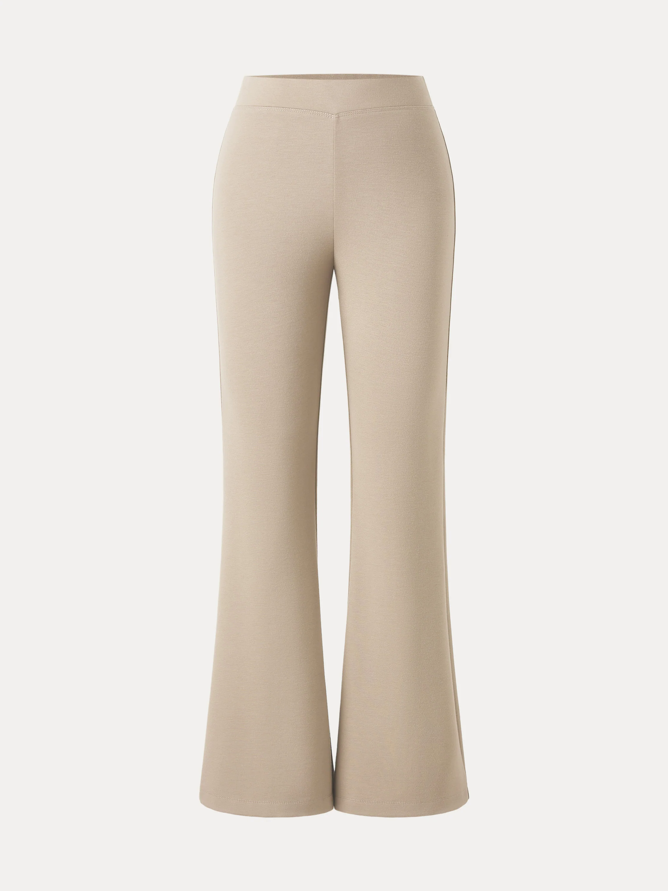 Mid Rise Anti-pilling Pull-on Bell Pant