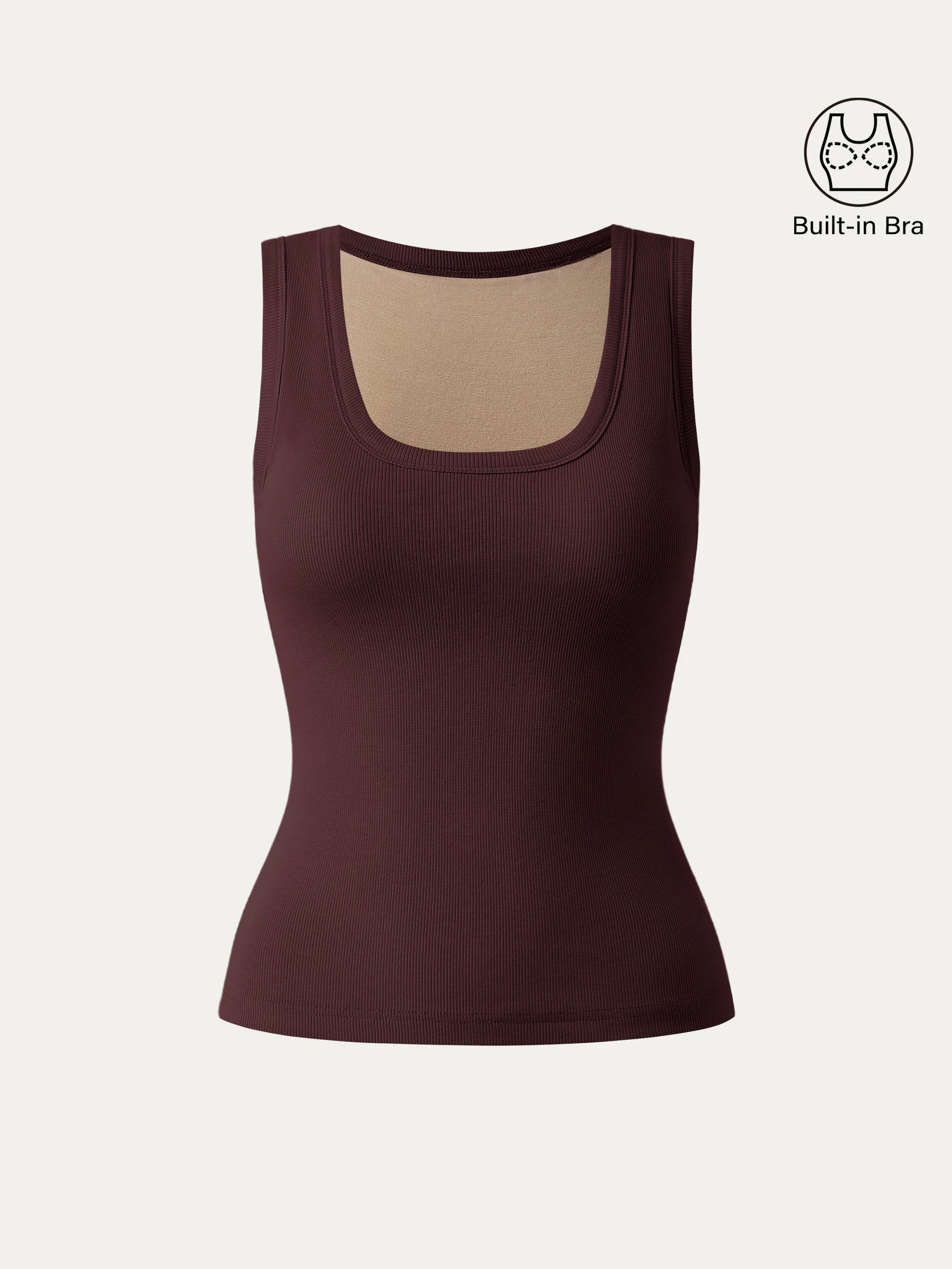Scoop Neck Cotton New Airy Brami Tank Scoop Neck Cotton New Airy Brami Tank