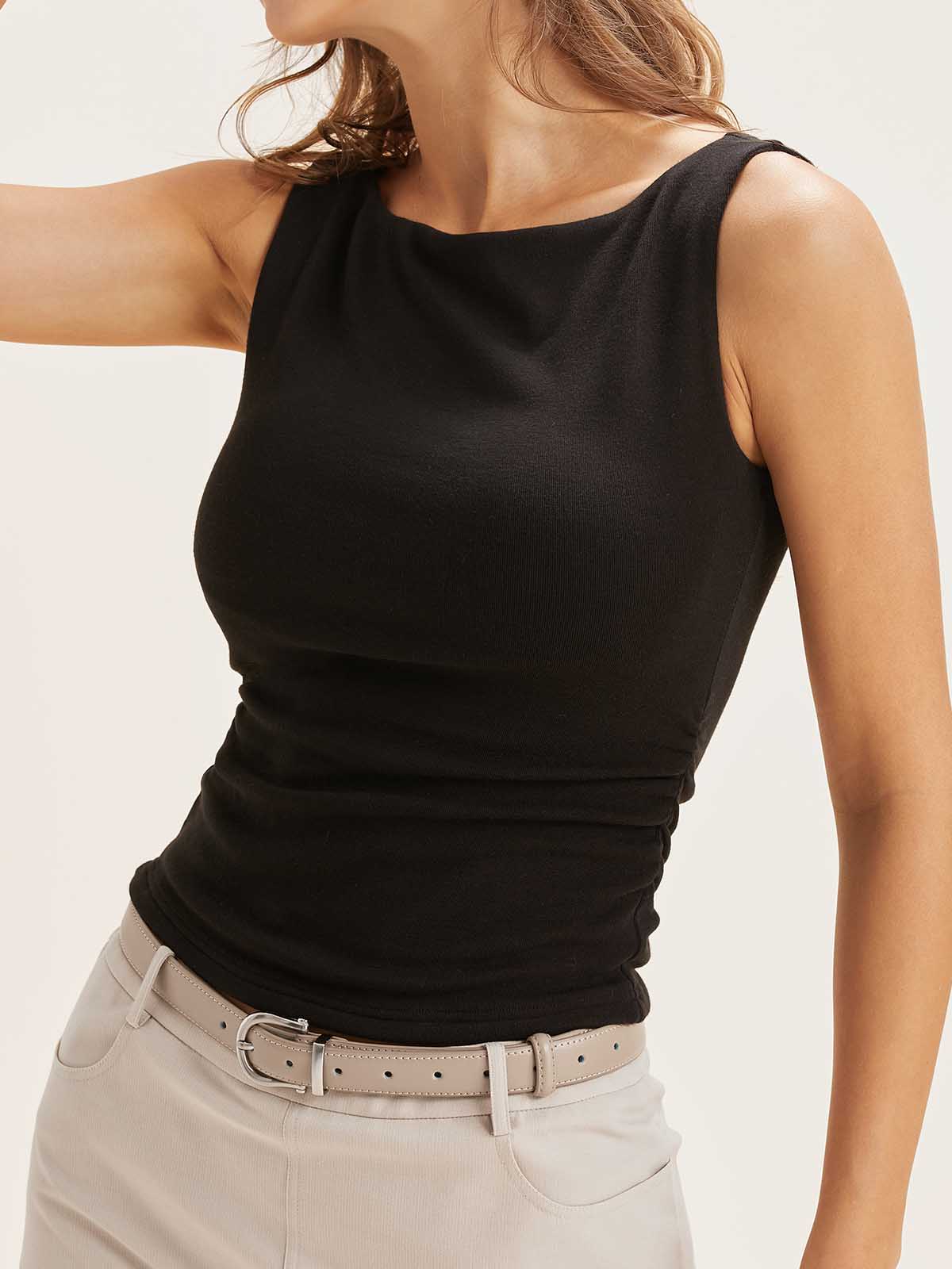 Boat Neck Brami Tank Top