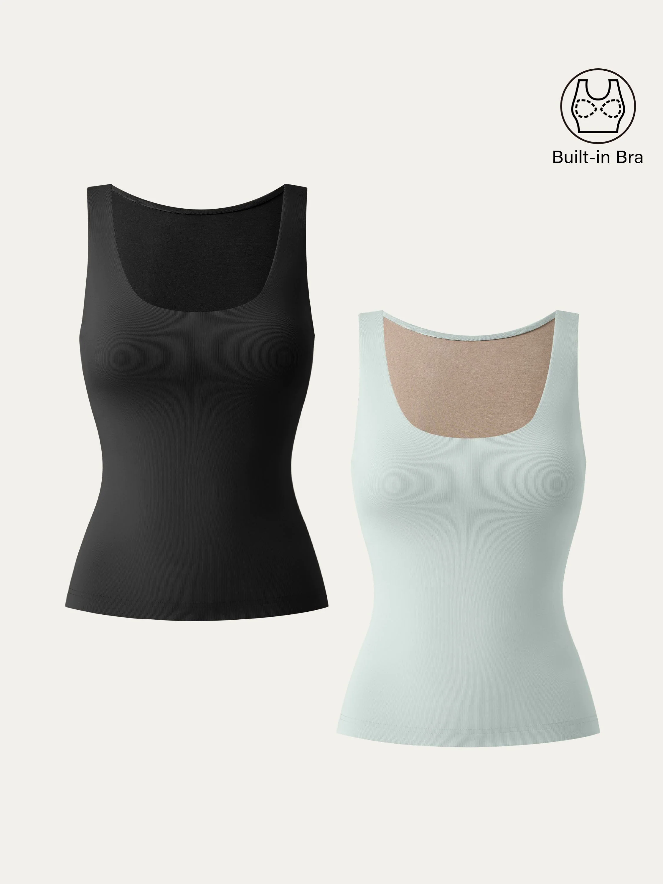 U-neck New Airy Brami Tank U-neck New Airy Brami Tank