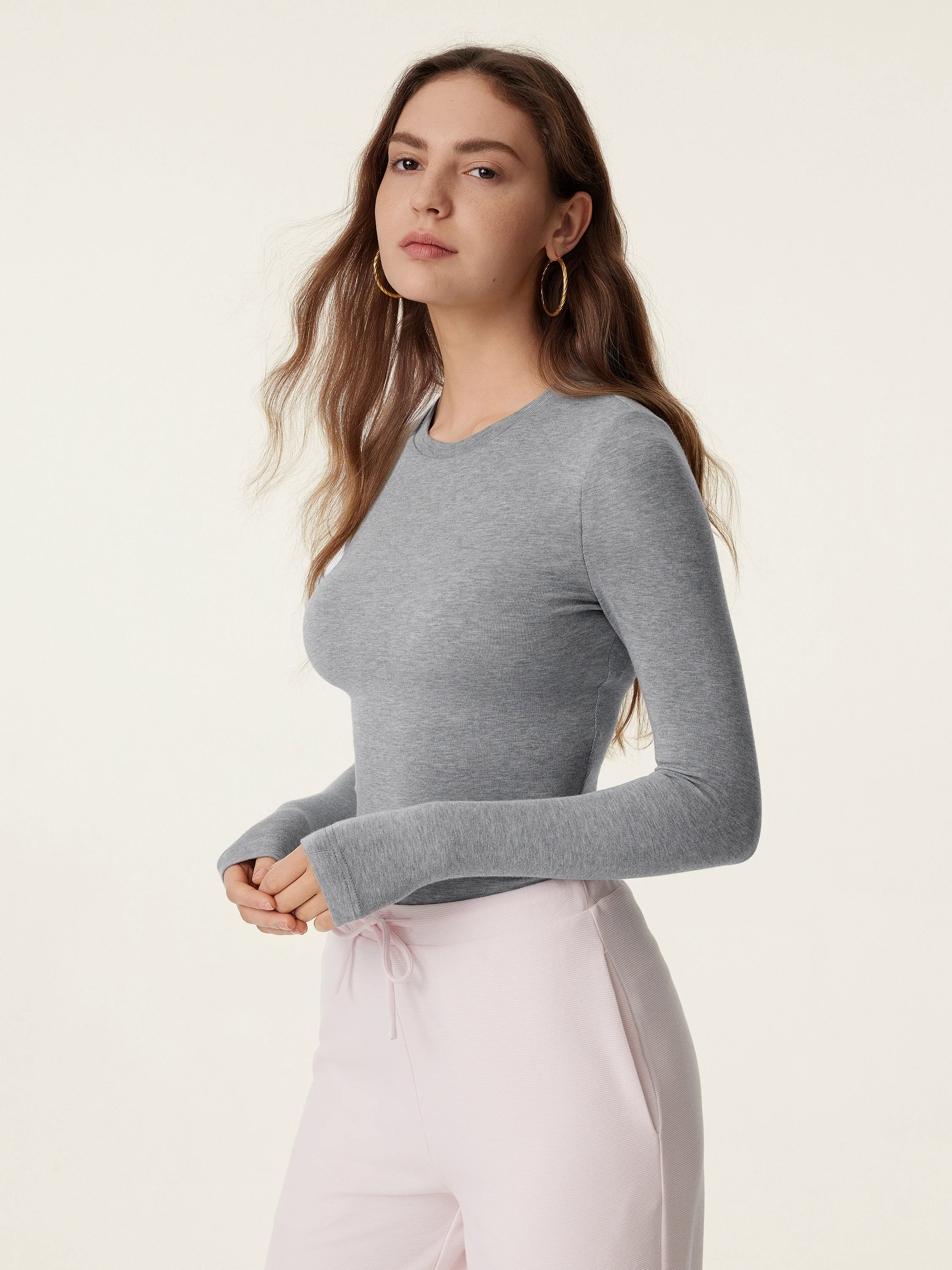 Crewneck Long Sleeve New Airy Brami Crewneck Long Sleeve New Airy Brami