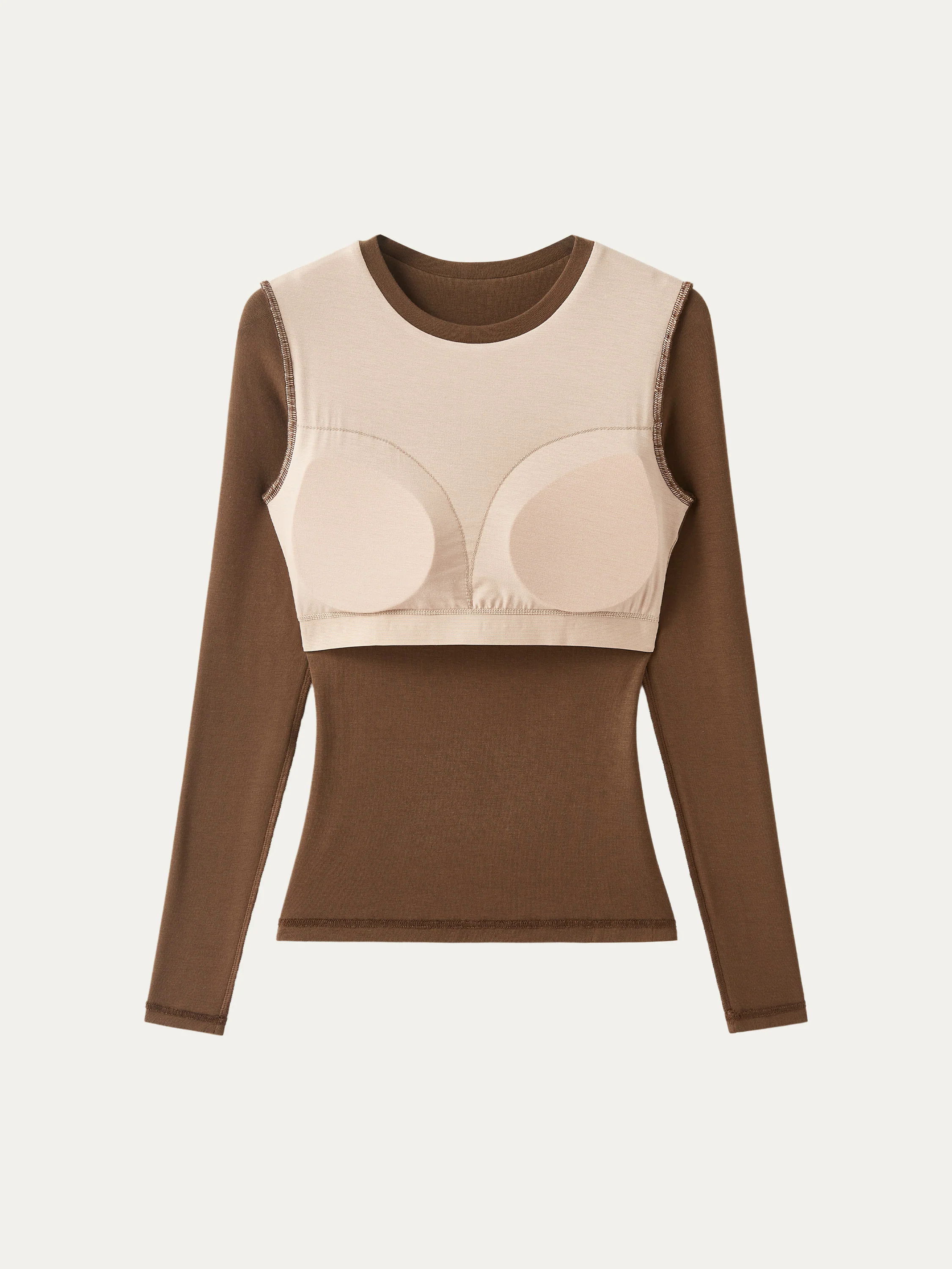 Crewneck Long Sleeve New Airy Brami Crewneck Long Sleeve New Airy Brami