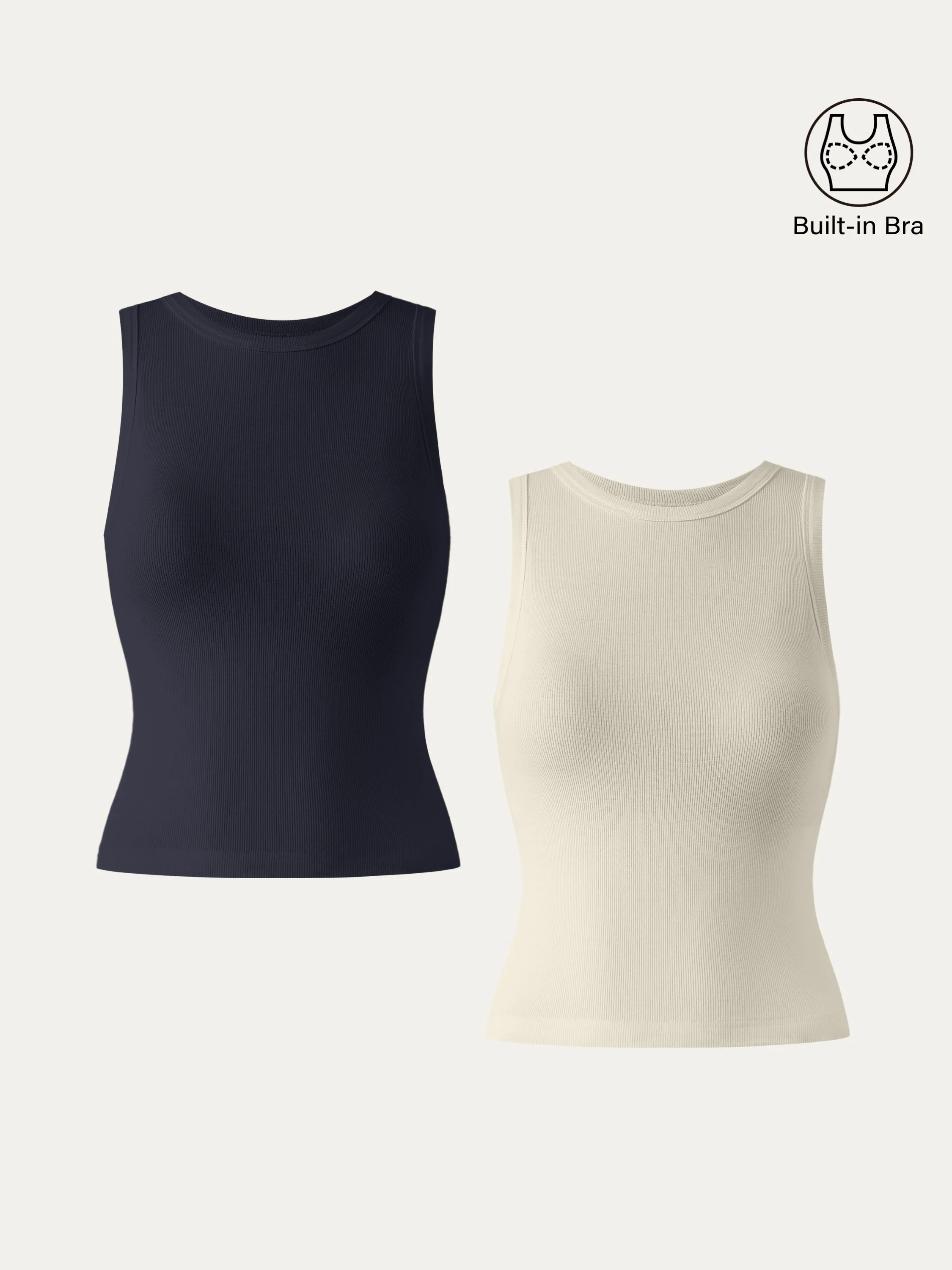 Crewneck Cotton New Airy Brami Tank Crewneck Cotton New Airy Brami Tank