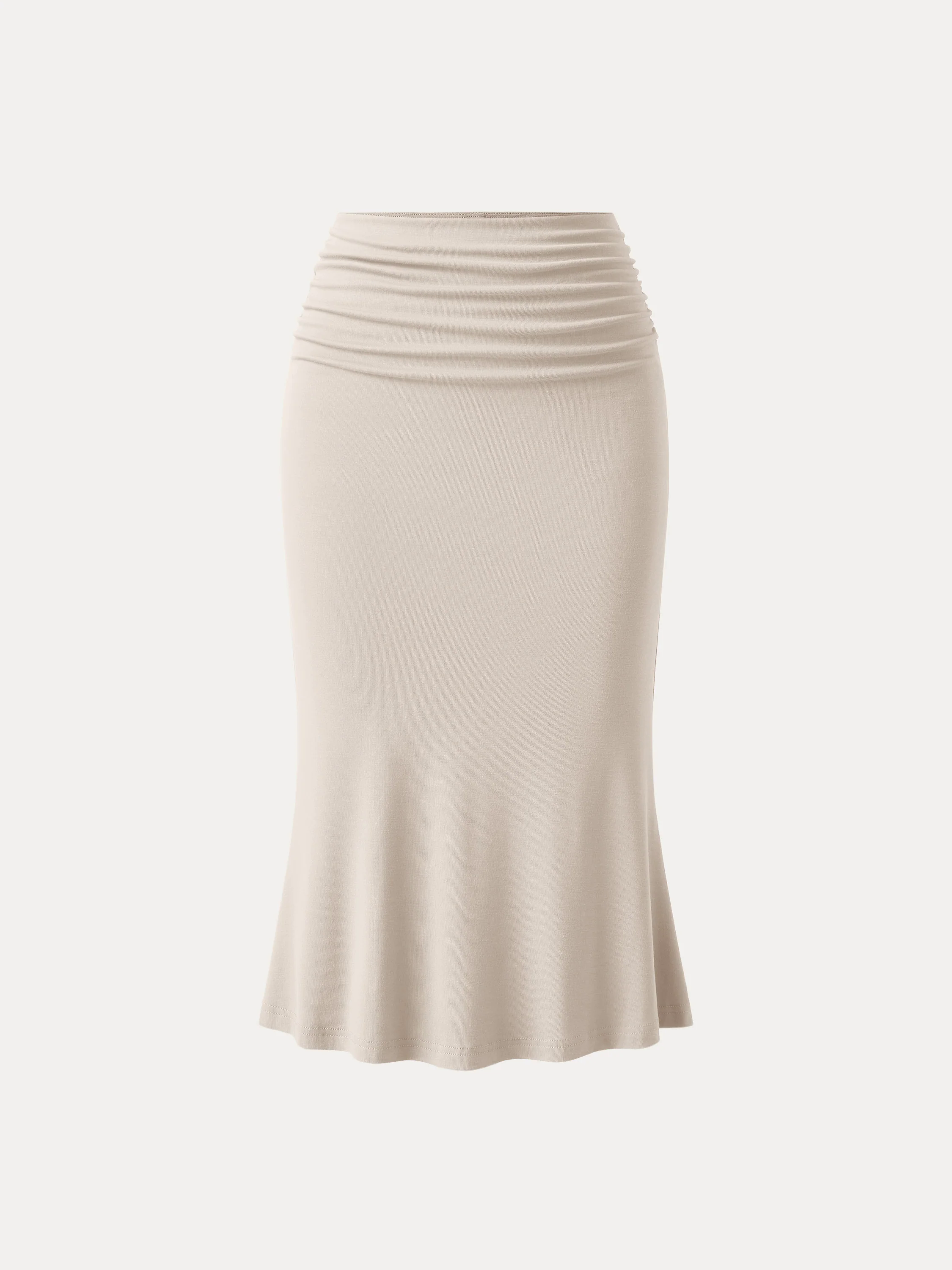 Ruched Side Mermaid Midi Skirt Ruched Side Mermaid Midi Skirt