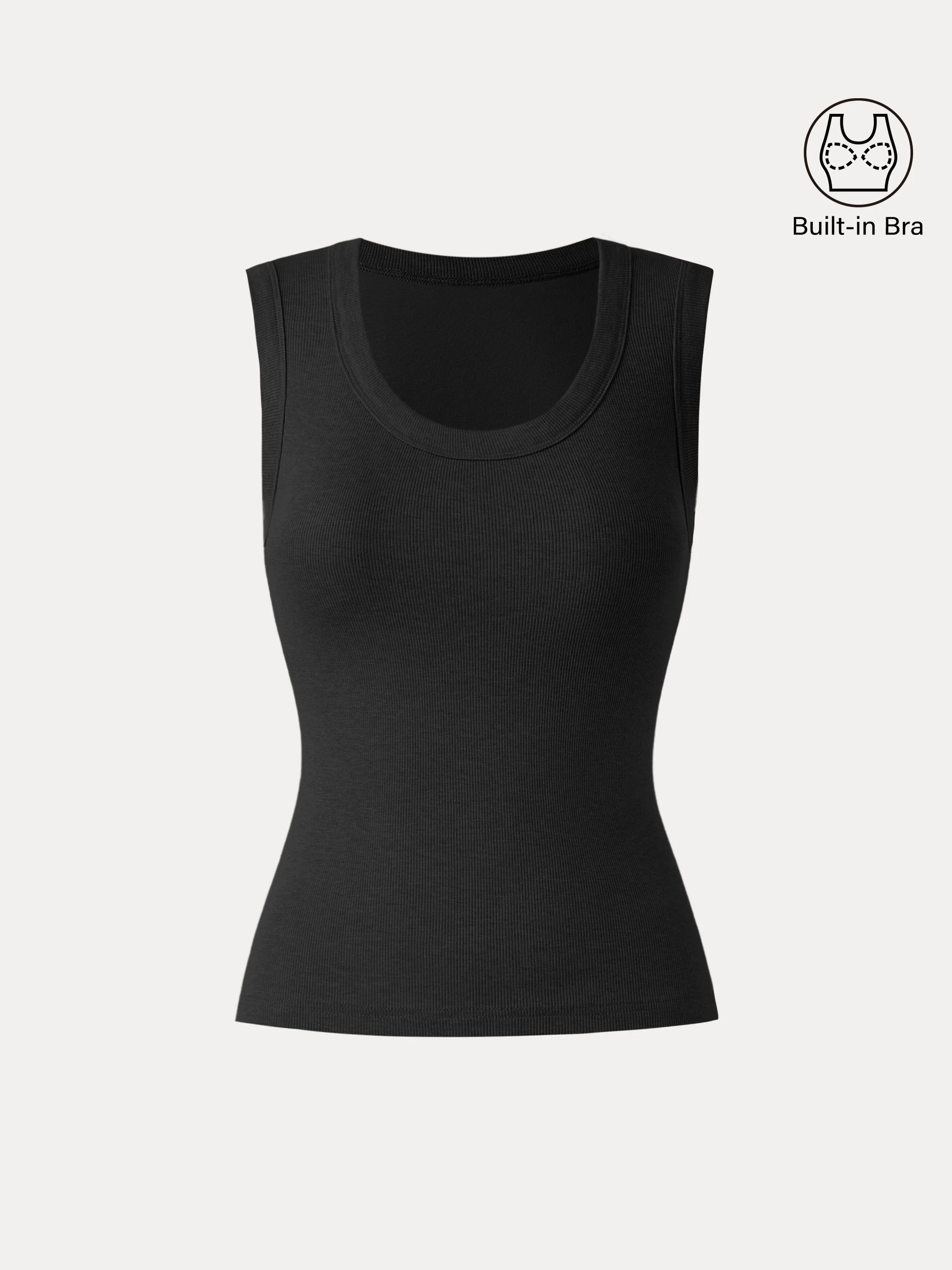 Stretch Cotton Scoopneck New Airy Brami Tank Stretch Cotton Scoopneck New Airy Brami Tank