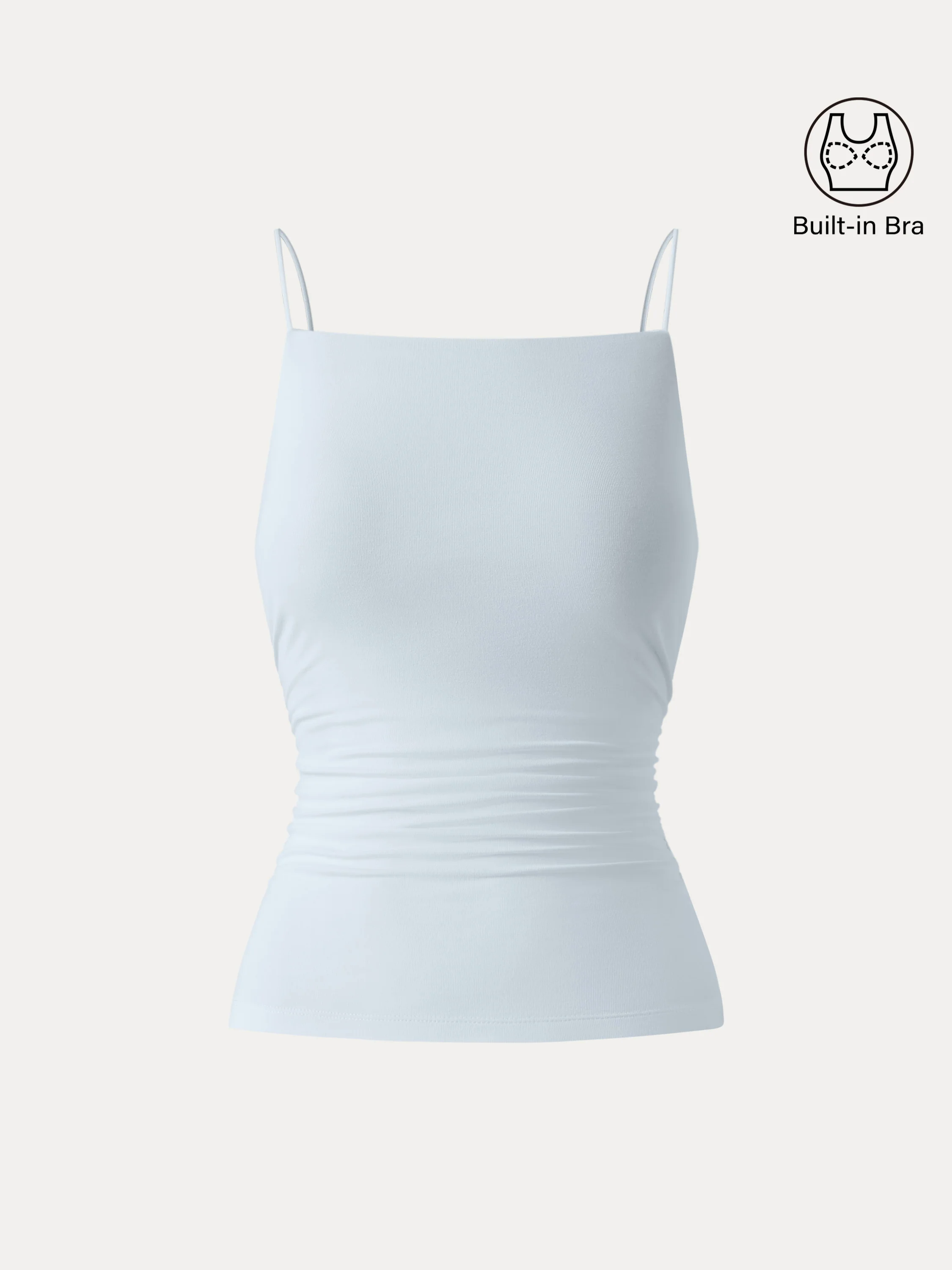 Ultrasoft Side Ruched Spaghetti Brami Ultrasoft Side Ruched Spaghetti Brami