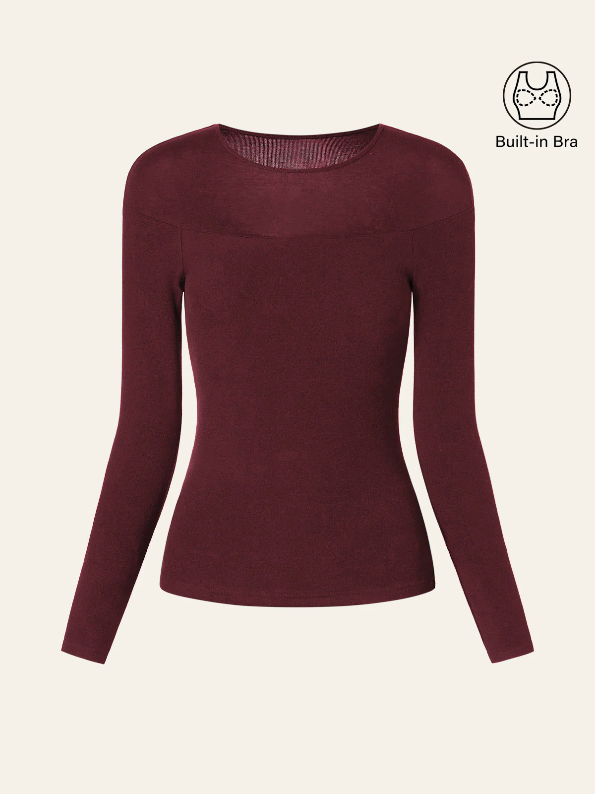 Tencel Wool Sheer Shoulder Brami Top Tencel Wool Sheer Shoulder Brami Top