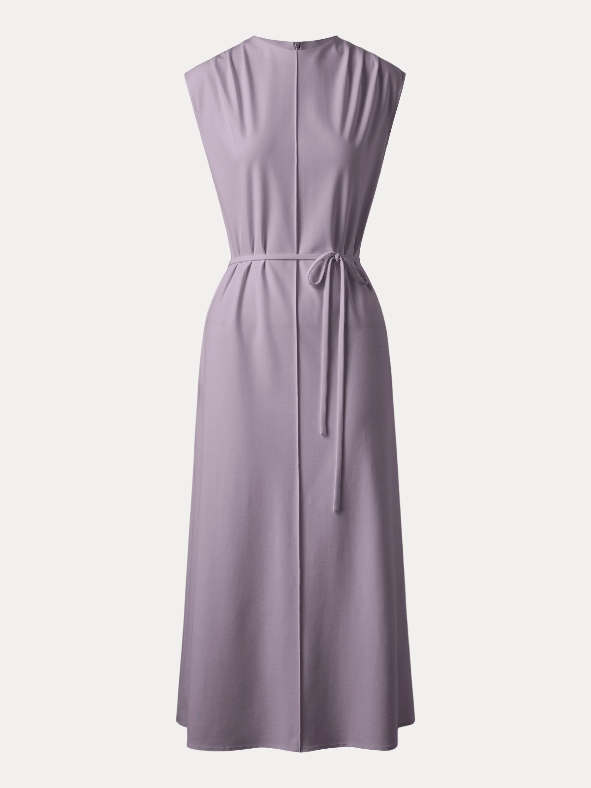 Breezy Easy Crewneck Zippered Midi Dress Breezy Easy Crewneck Zippered Midi Dress