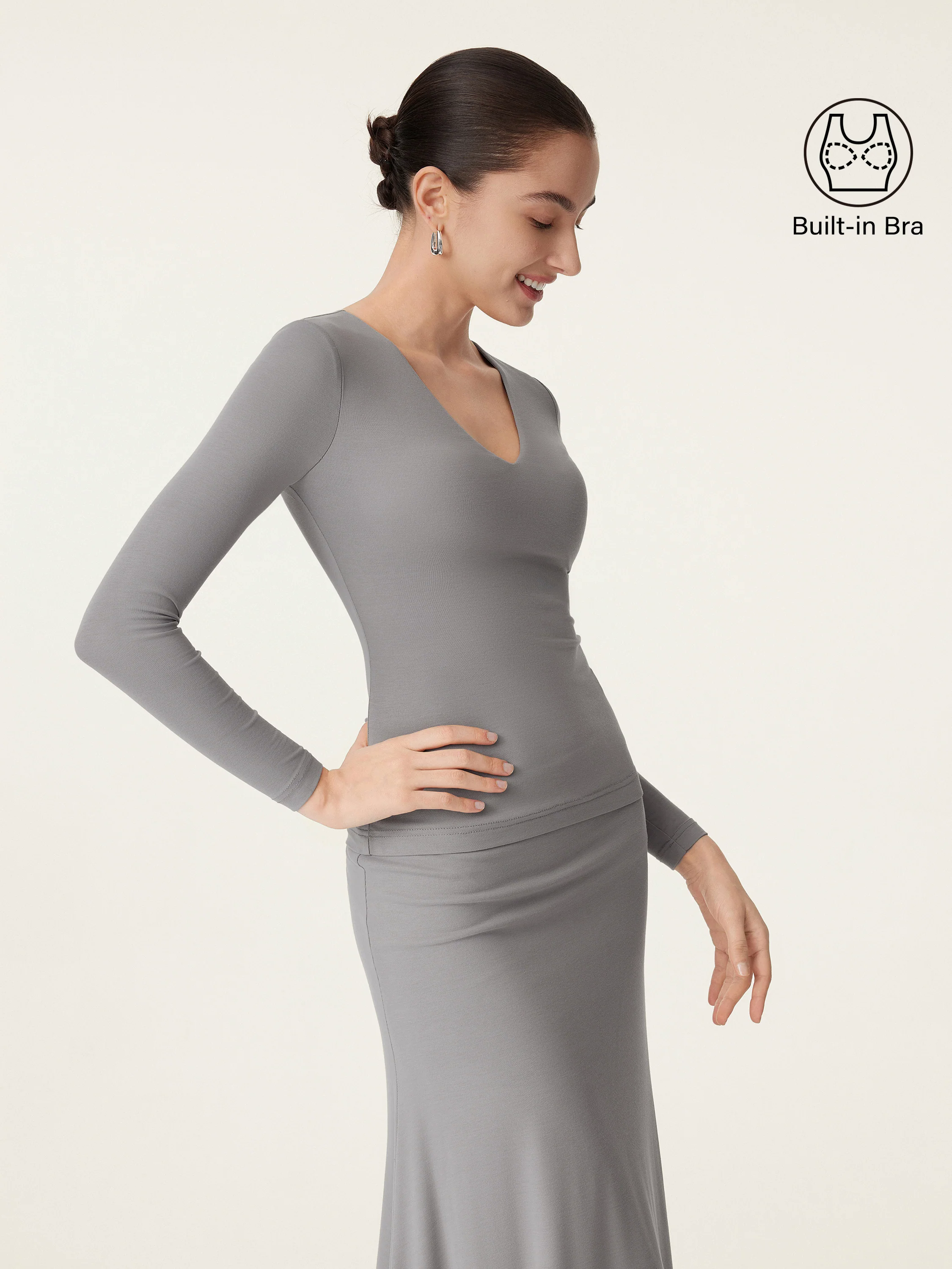 V-neck Long Sleeve New Airy Brami V-neck Long Sleeve New Airy Brami
