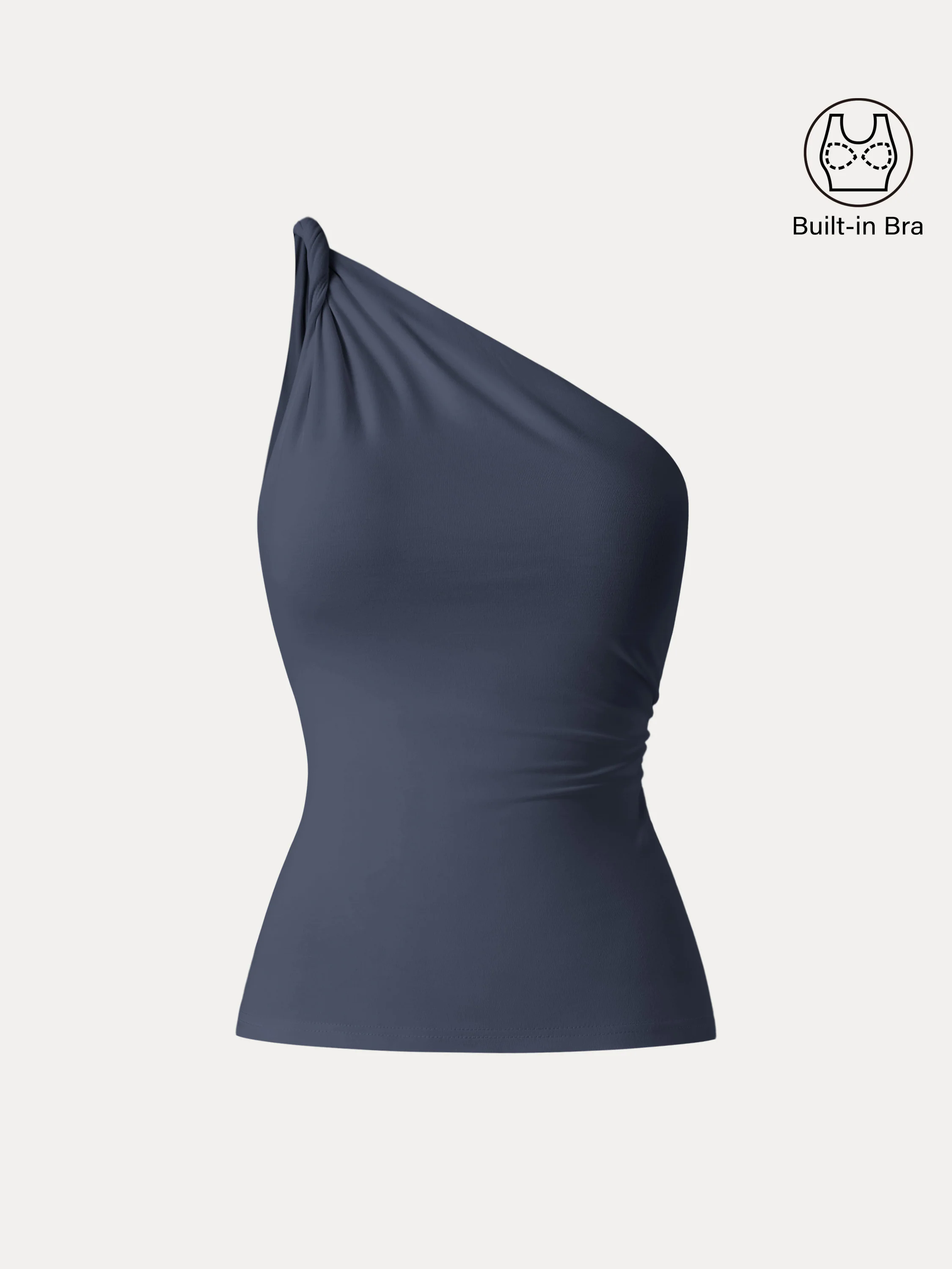 One Shoulder Twisted Brami Tank One Shoulder Twisted Brami Tank