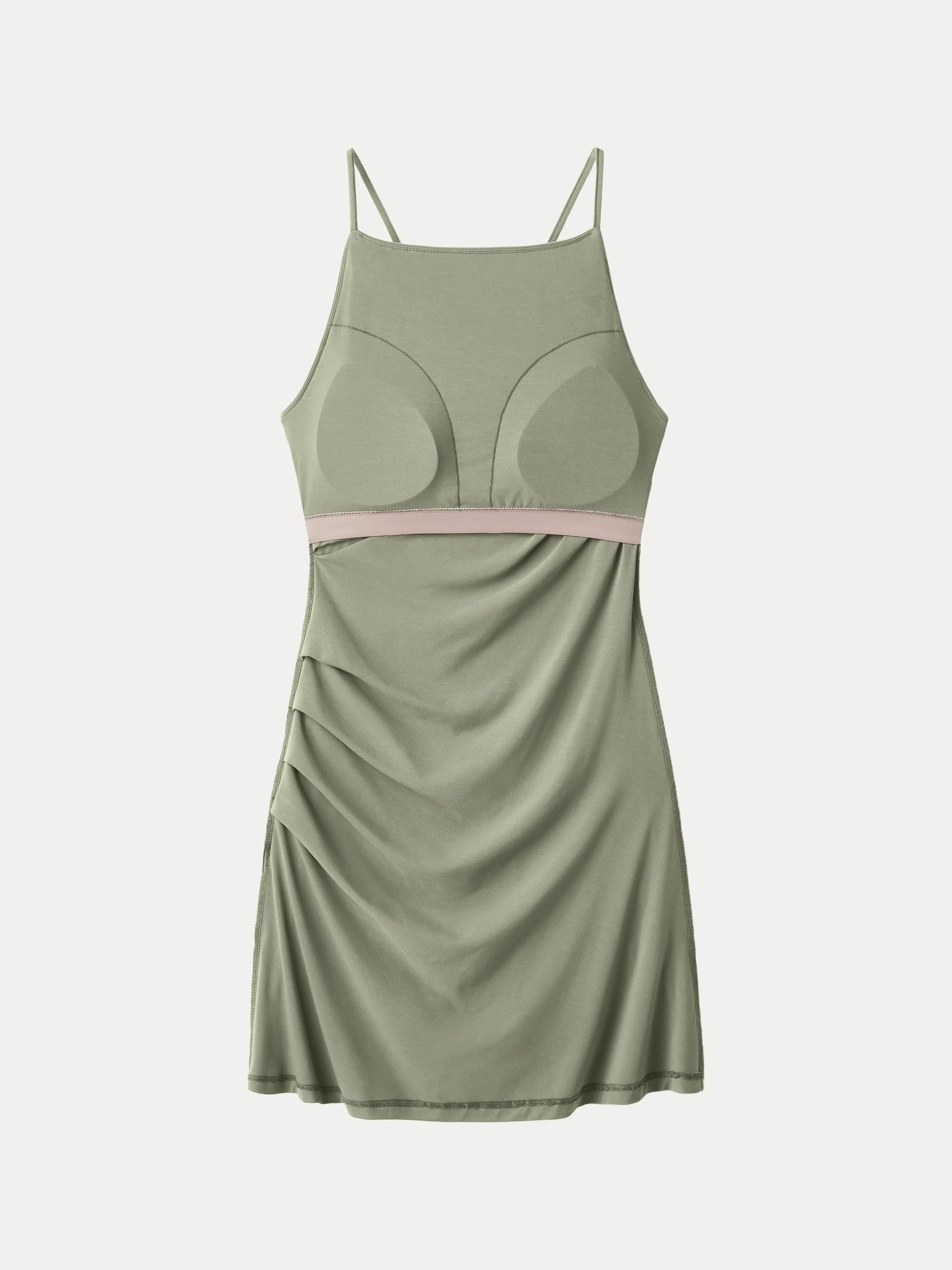 Tucked Mini Brami Dress with Adjustable Straps Tucked Mini Brami Dress with Adjustable Straps