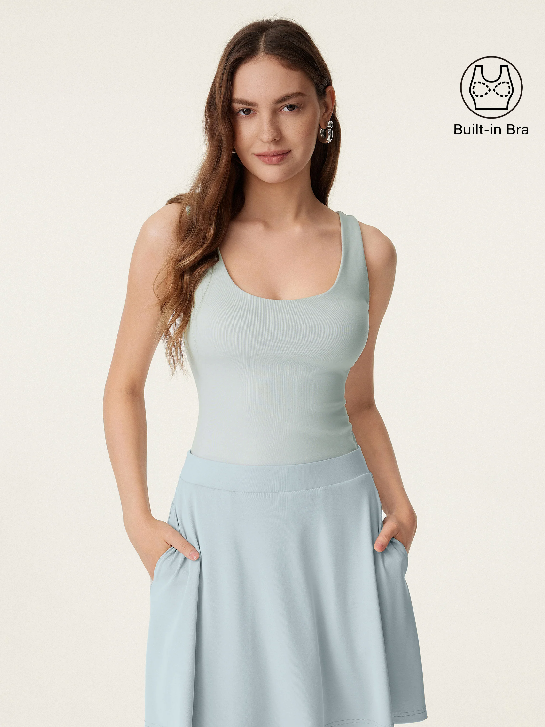 U-neck New Airy Brami Tank