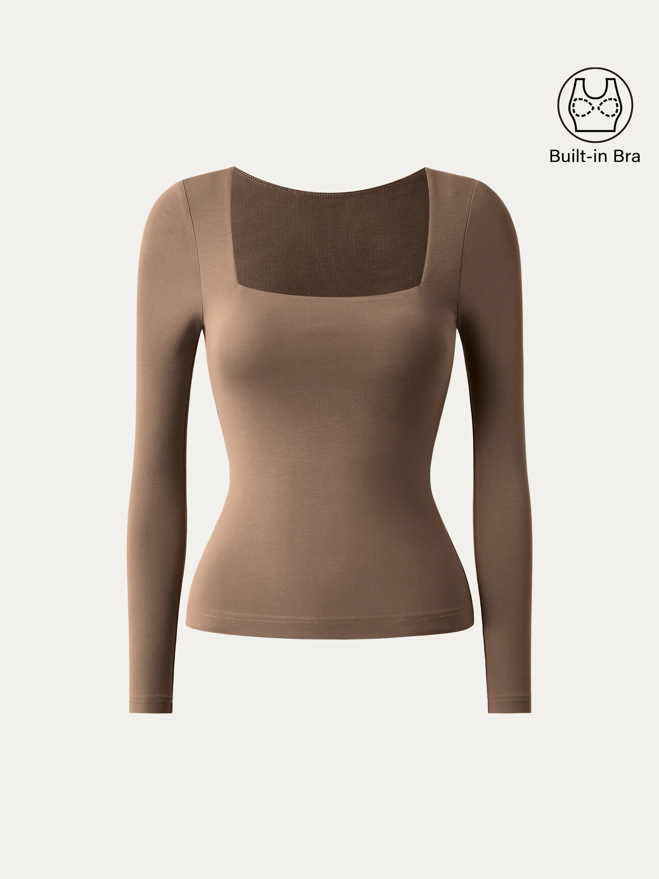 Square Neck Long Sleeve New Airy Brami Square Neck Long Sleeve New Airy Brami
