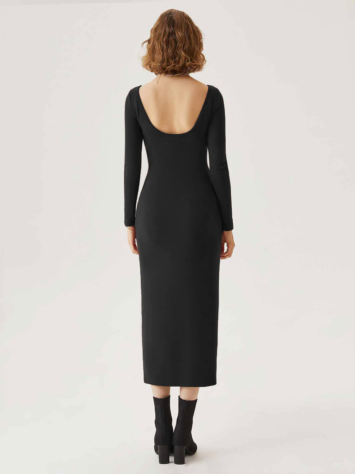 Open Back Brami Midi Dress Open Back Brami Midi Dress