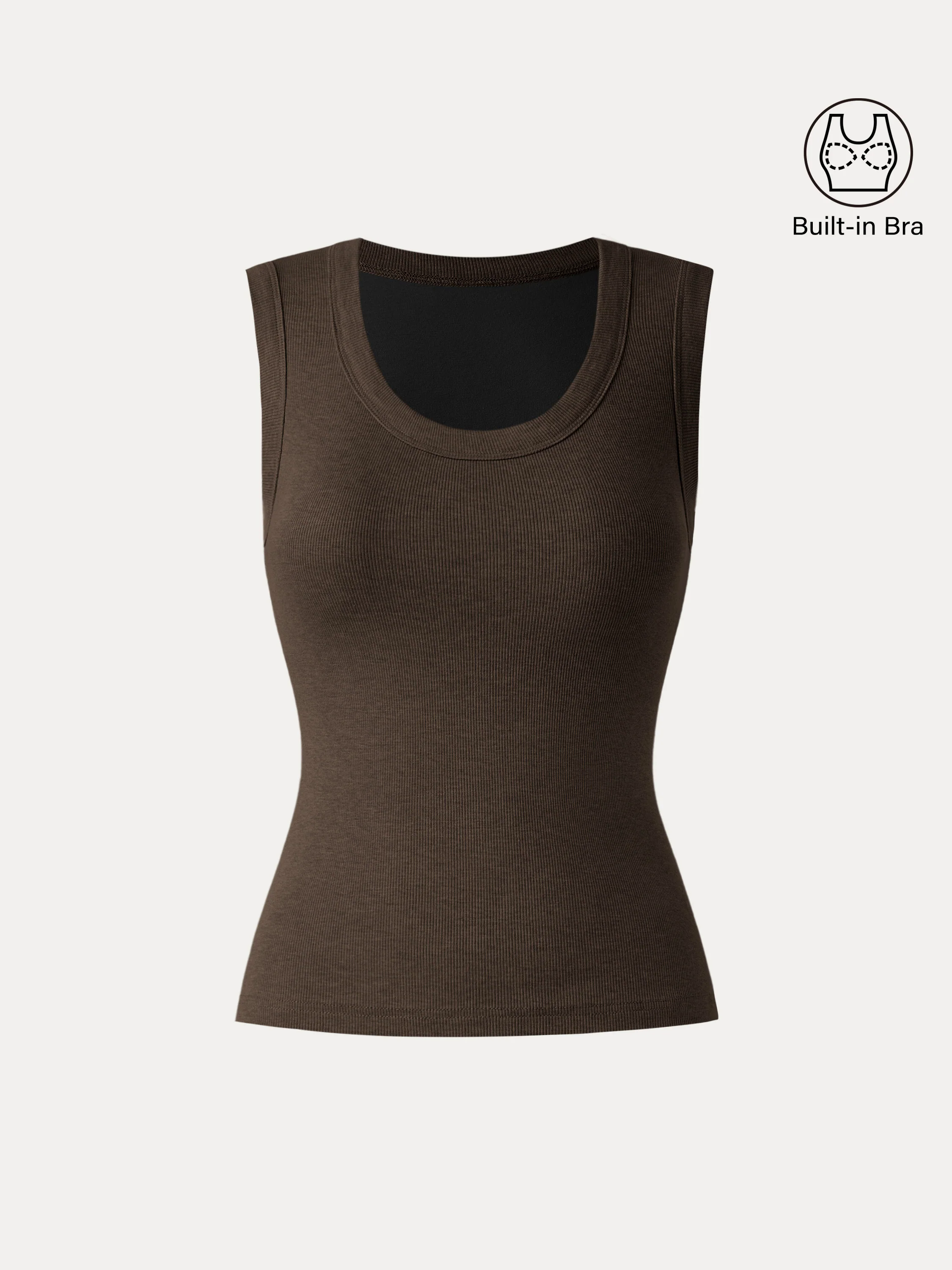 Stretch Cotton Scoopneck New Airy Brami Tank Stretch Cotton Scoopneck New Airy Brami Tank