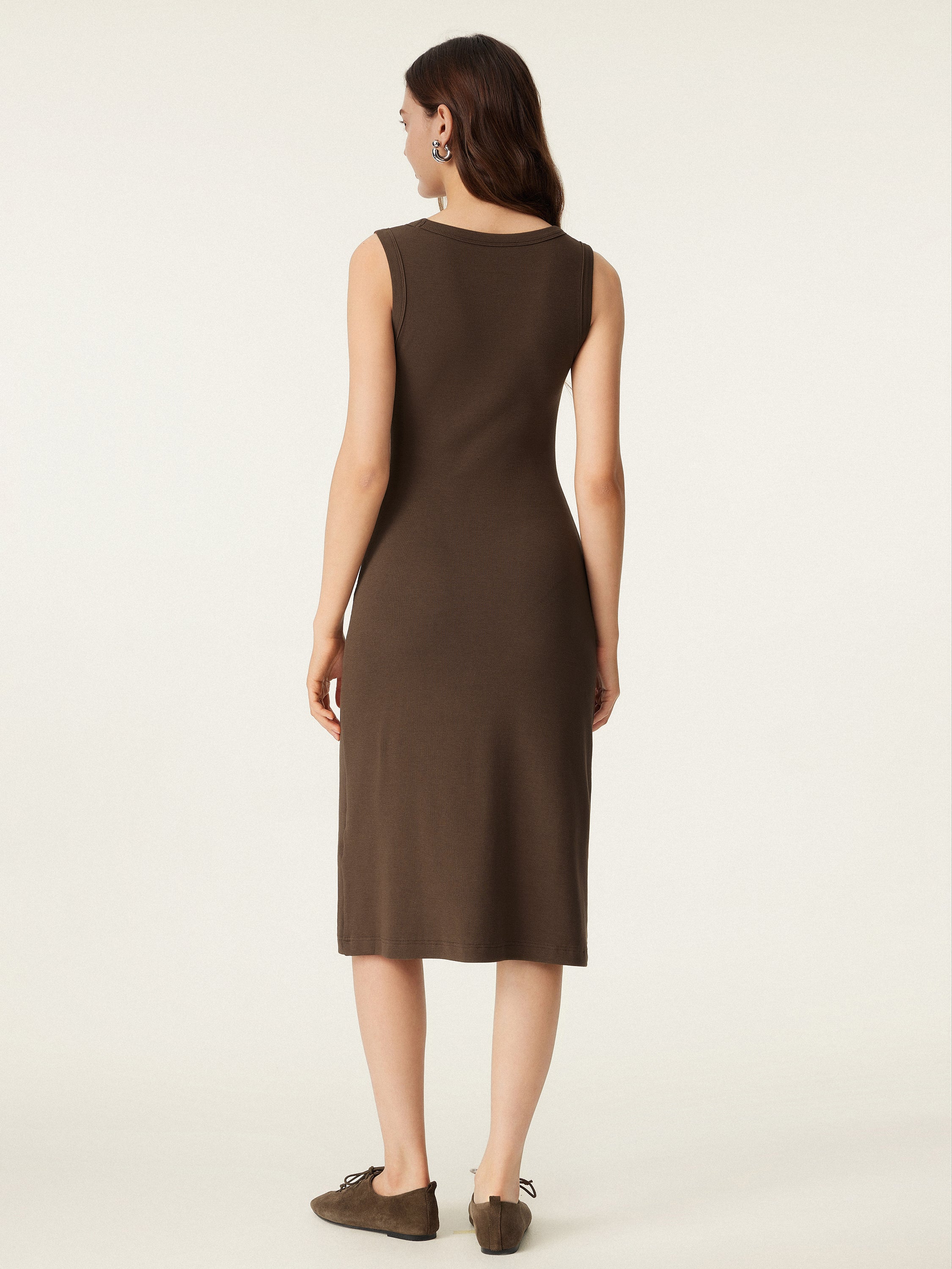 Scoop Neck New Airy Brami Tank Dress