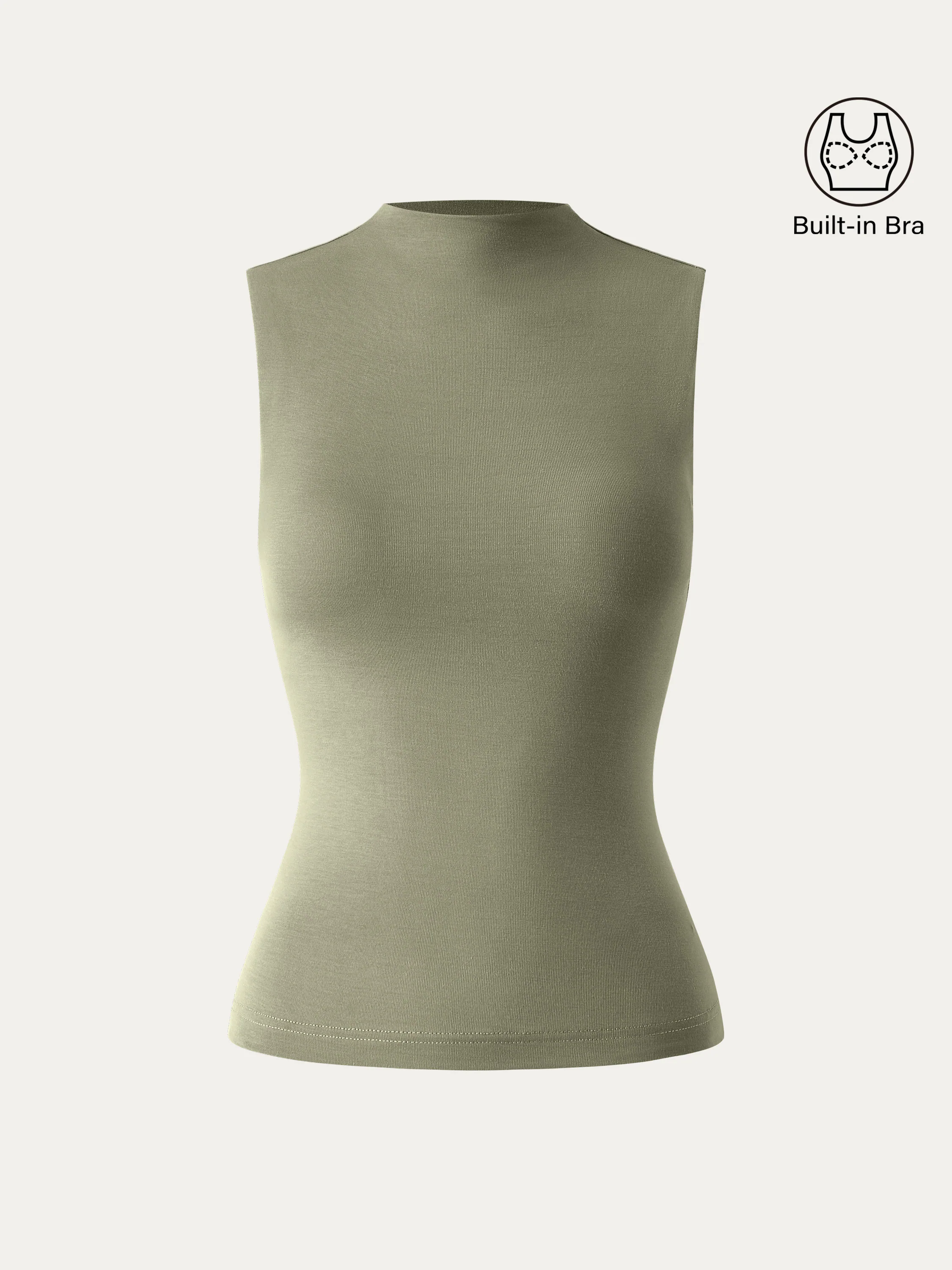 Mockneck New Airy Brami Tank