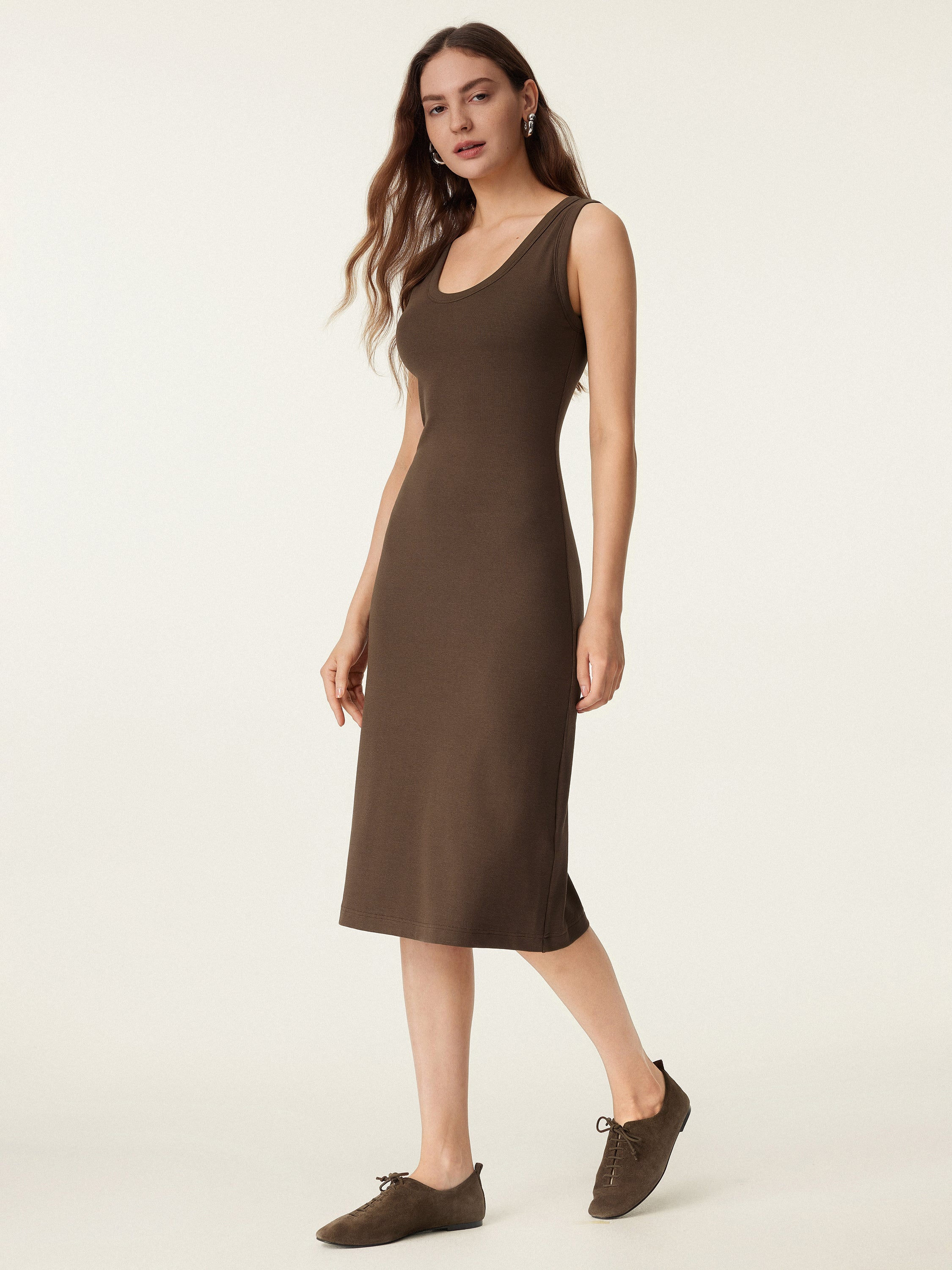 Scoop Neck New Airy Brami Tank Dress Scoop Neck New Airy Brami Tank Dress