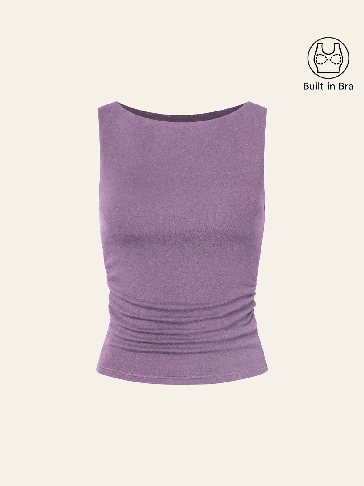 Boat Neck Brami Tank Top