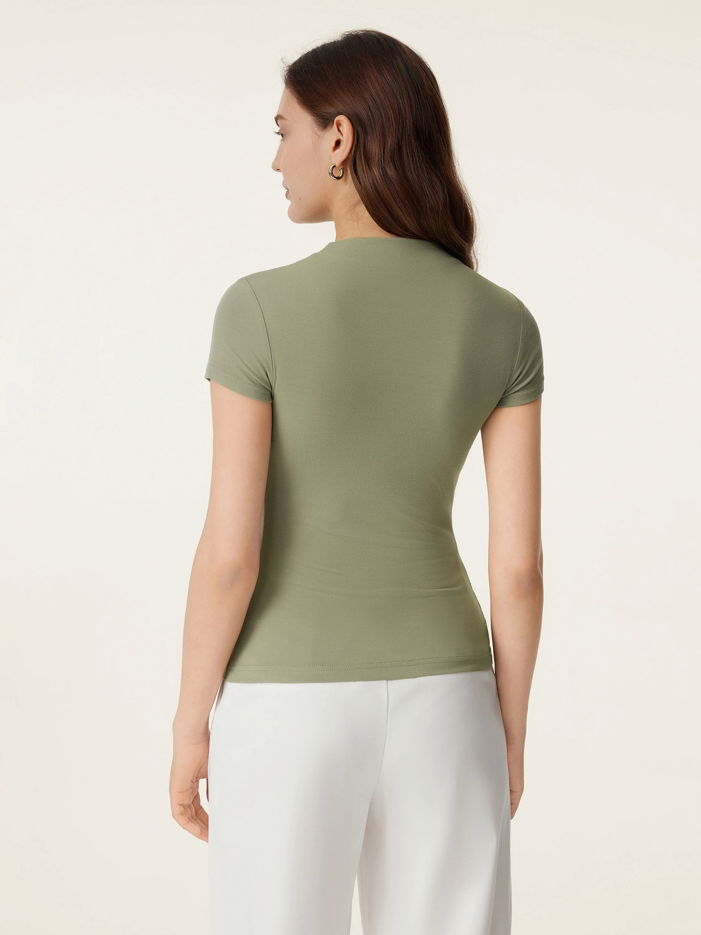 Mockneck Short Sleeve New Airy Brami Mockneck Short Sleeve New Airy Brami