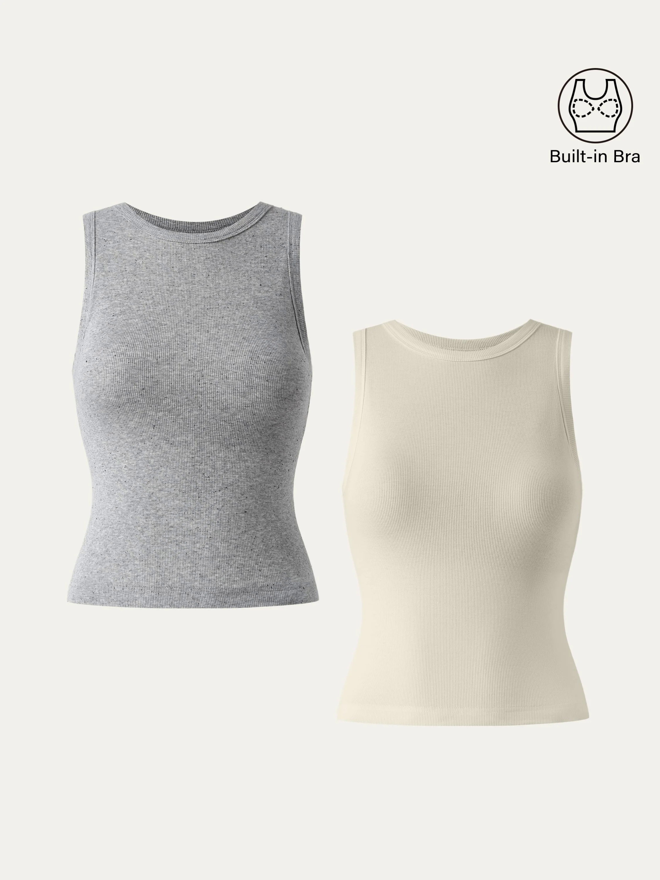 Crewneck Cotton New Airy Brami Tank Crewneck Cotton New Airy Brami Tank
