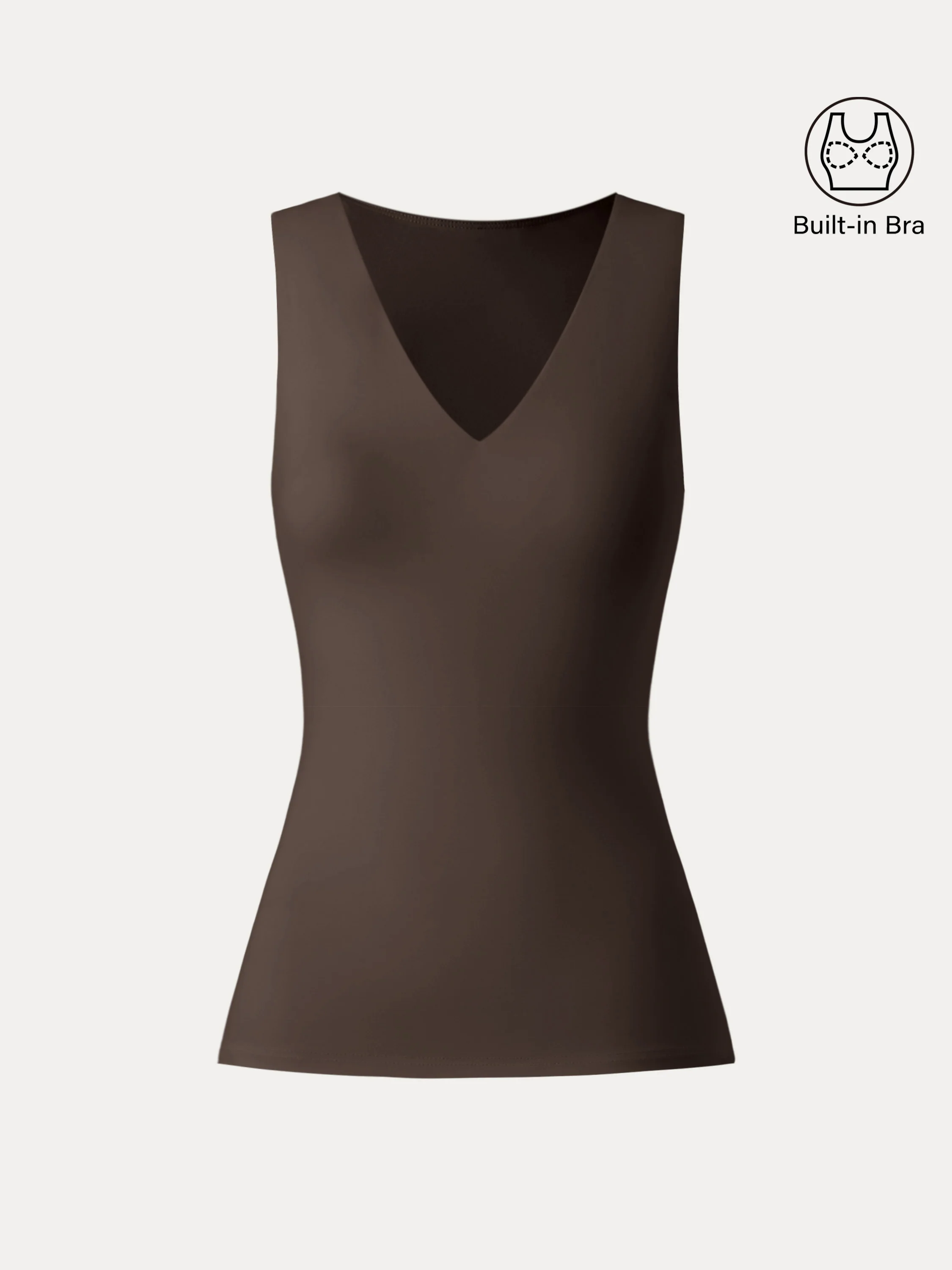 Everyday Cooling V-neck Long Brami Tank