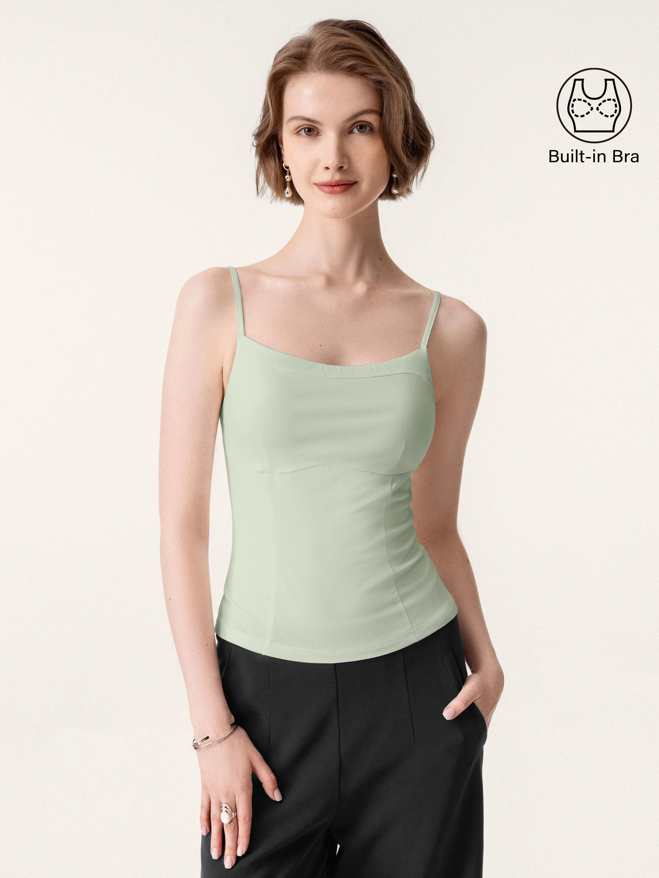 Ultrasoft Square Neck Speghetti Brami