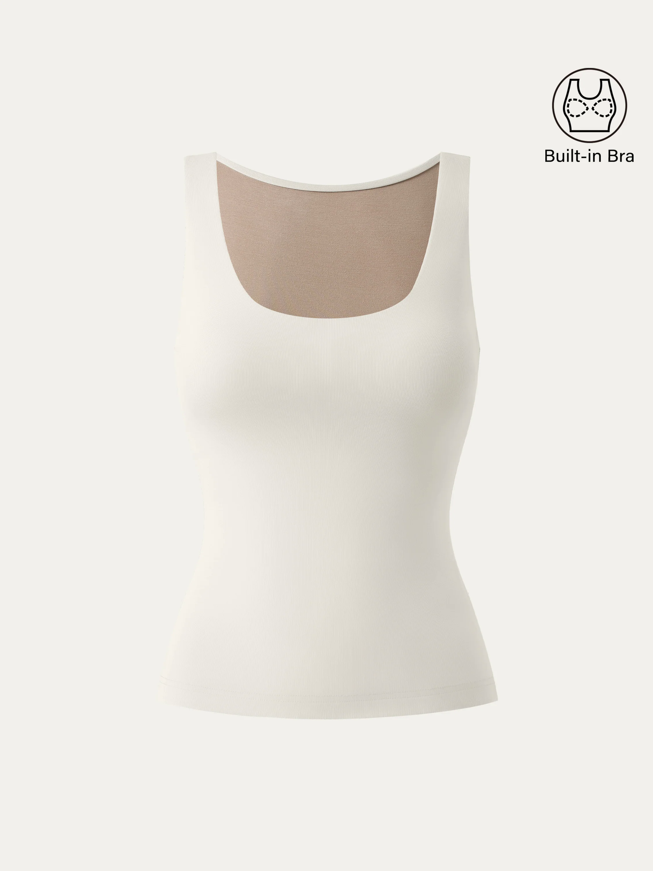 U-neck New Airy Brami Tank U-neck New Airy Brami Tank