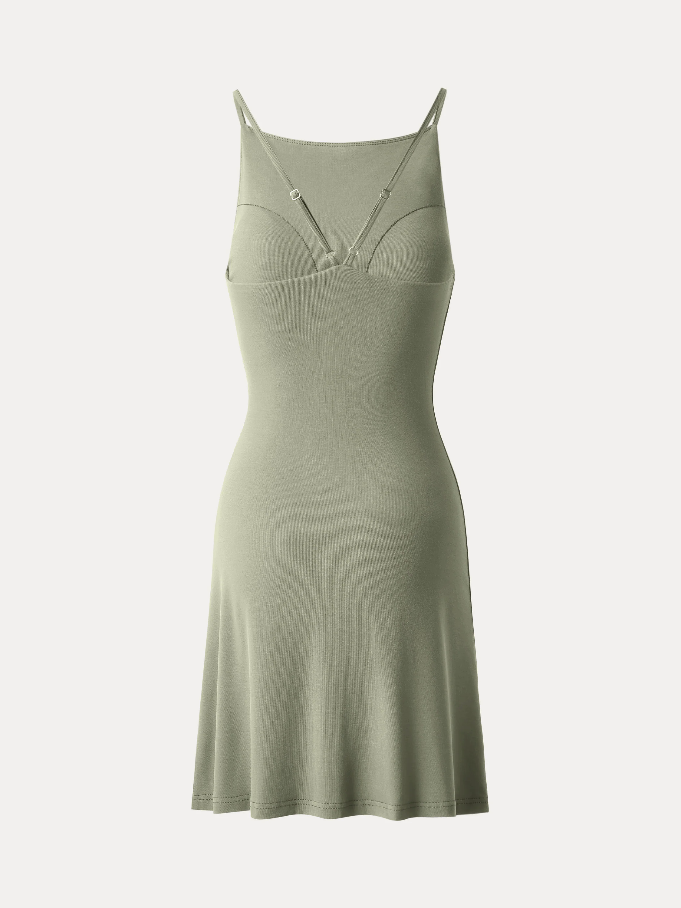 Tucked Mini Brami Dress with Adjustable Straps Tucked Mini Brami Dress with Adjustable Straps