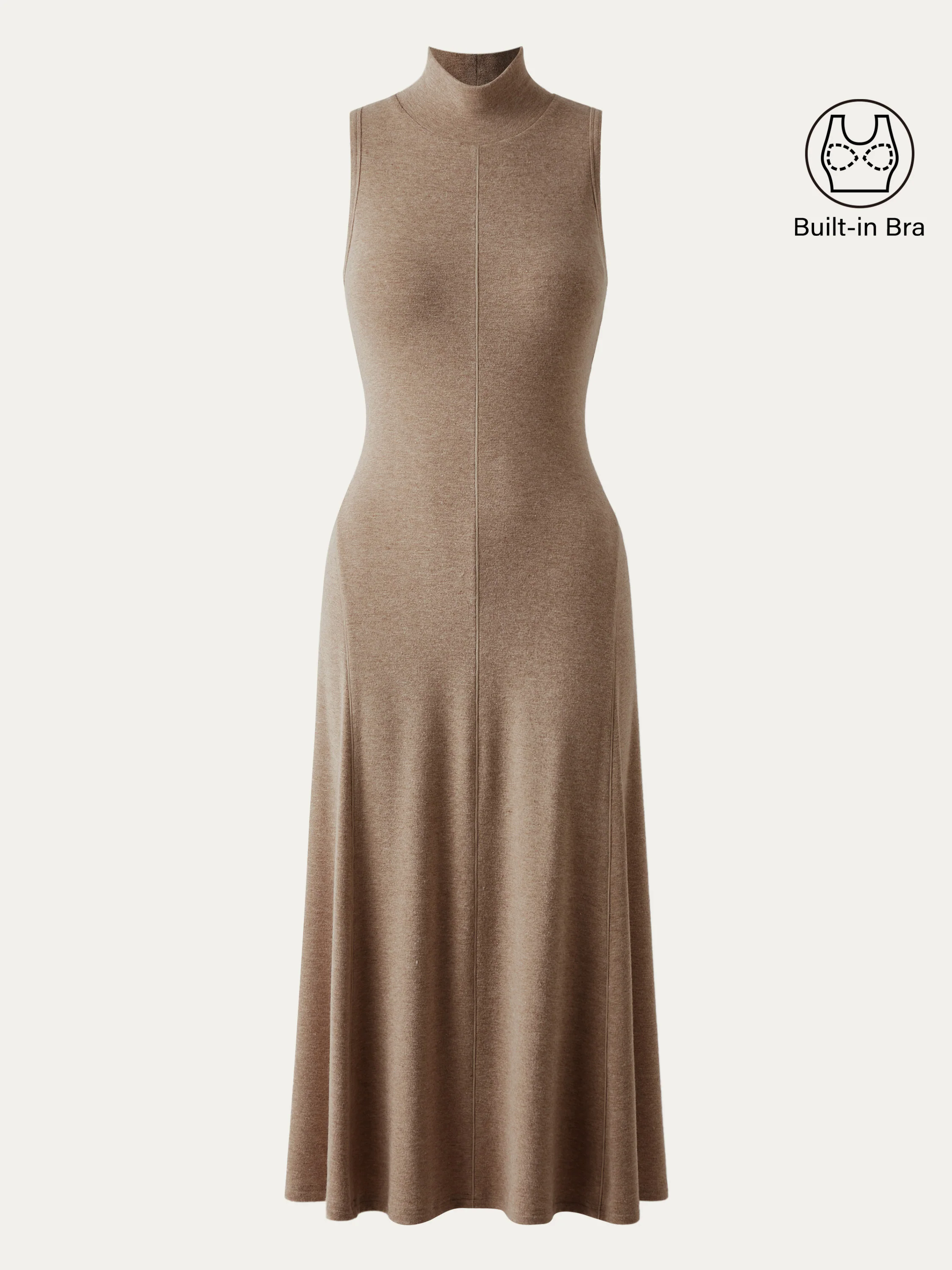 Mockneck Midi Tank Brami Dress